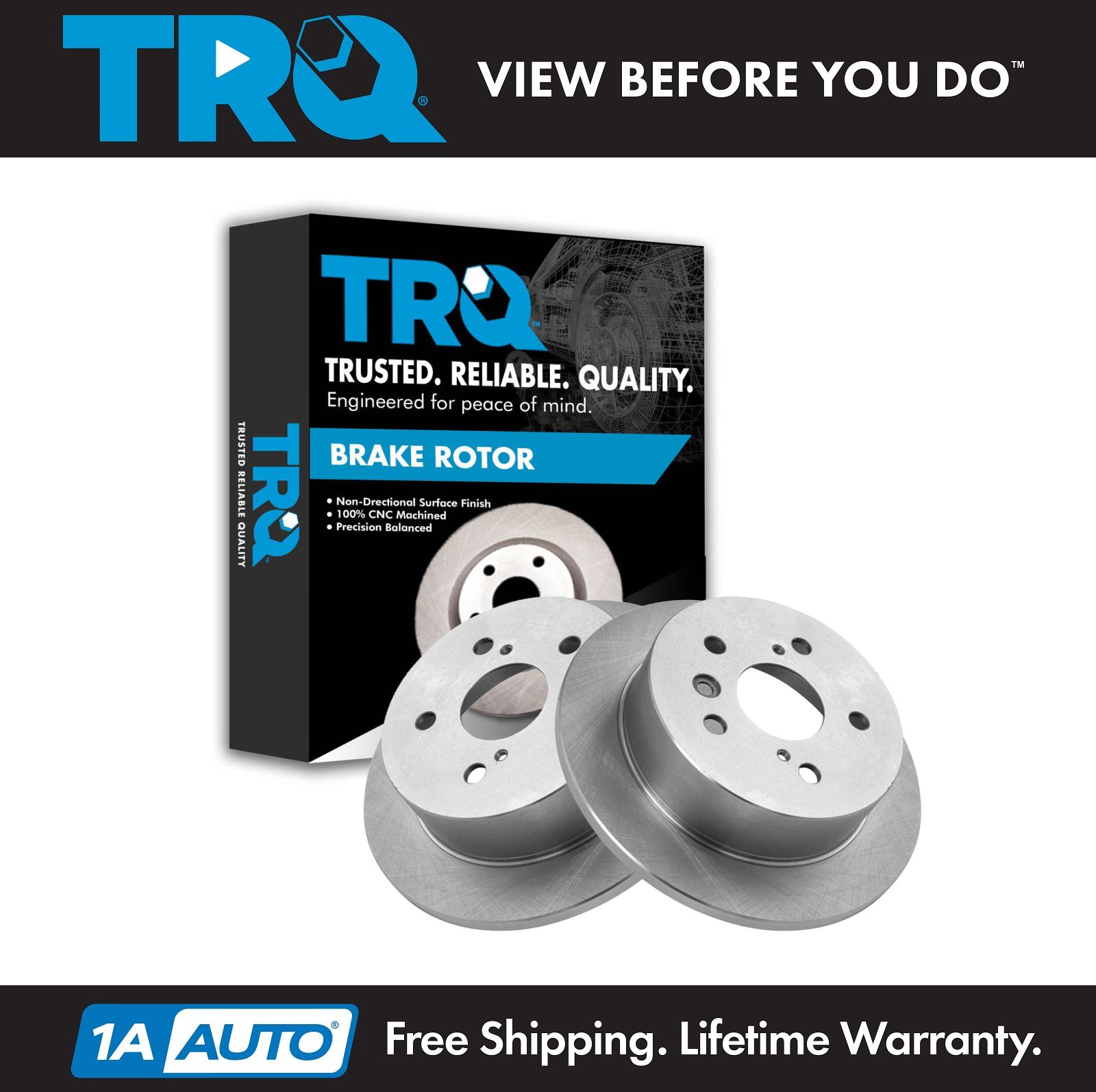 <b>2 Piece Brake Rotor Set</b>