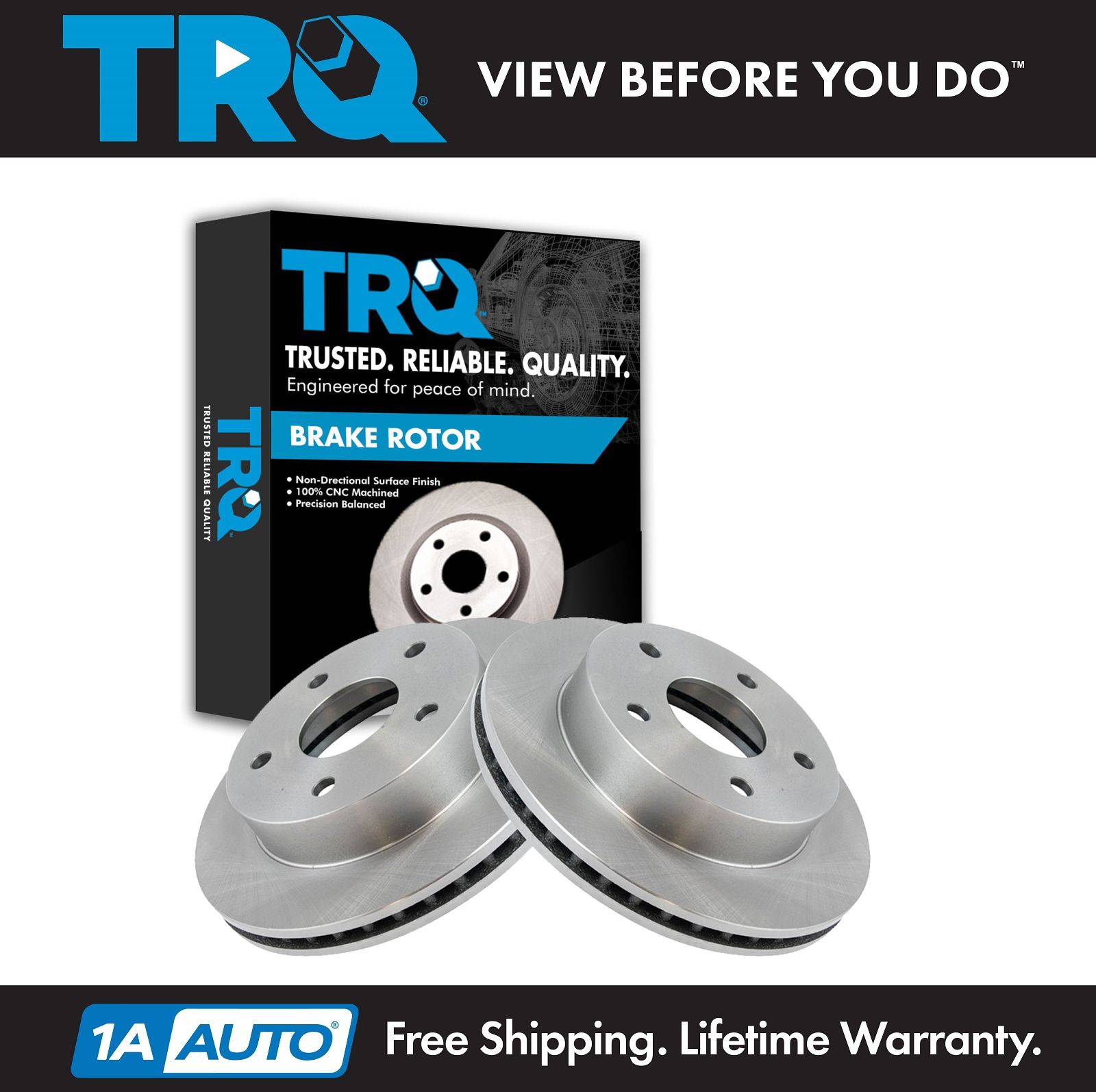 <b>2 Piece Brake Rotor Set</b>