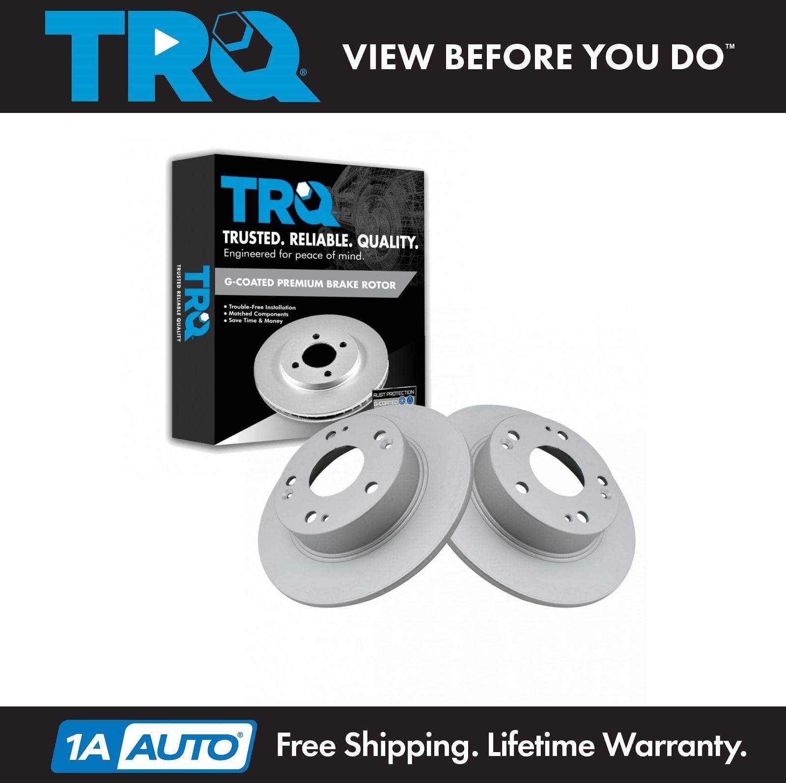 <b>2 Piece Brake Rotor Set</b>