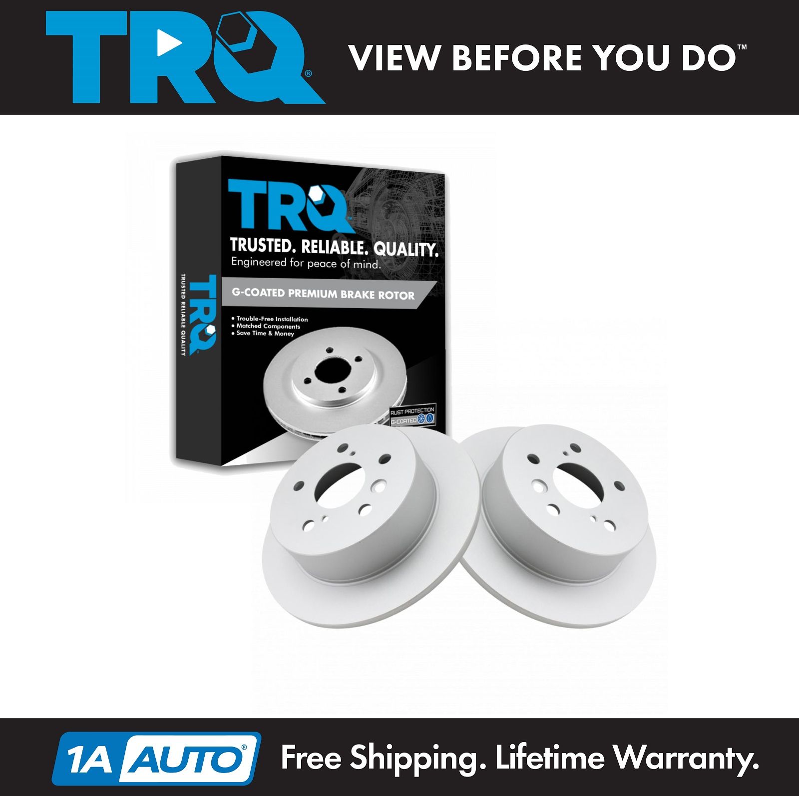 <b>2 Piece Brake Rotor Set</b>
