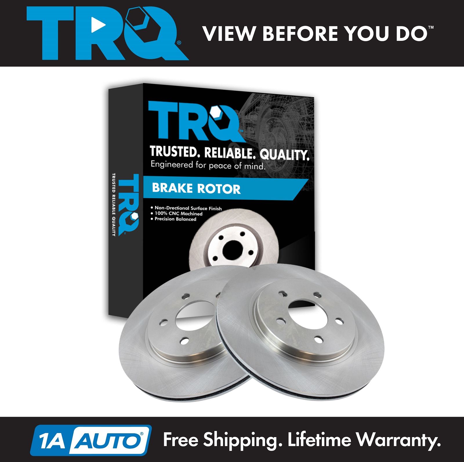 <b>2 Piece Brake Rotor Set</b>