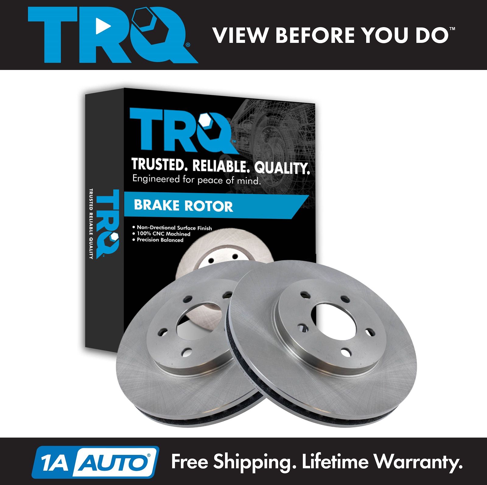 <b>2 Piece Brake Rotor Set</b>