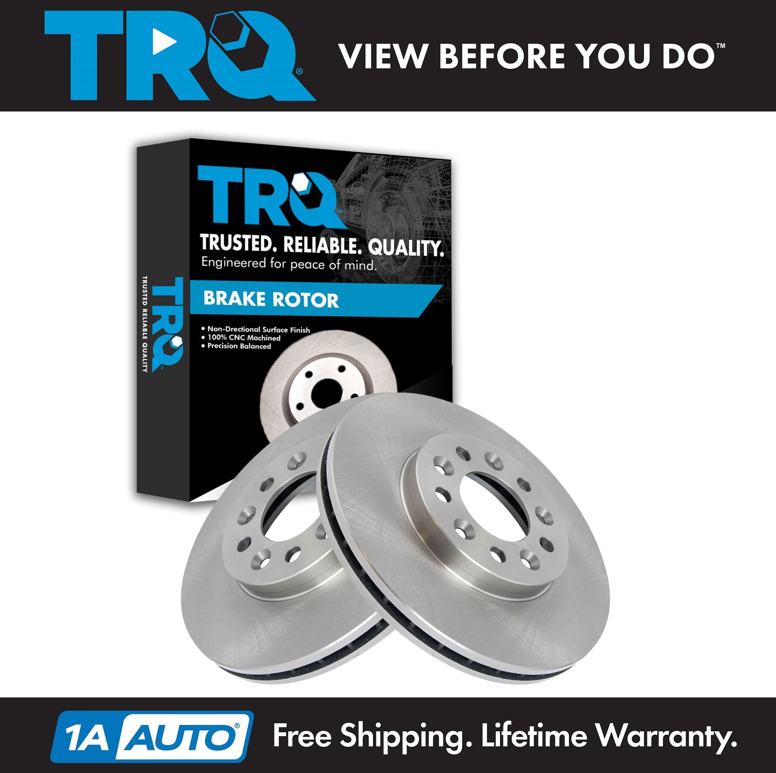 FRONT Brake Rotor Pair of 2 Fits 95 Ford Windstar