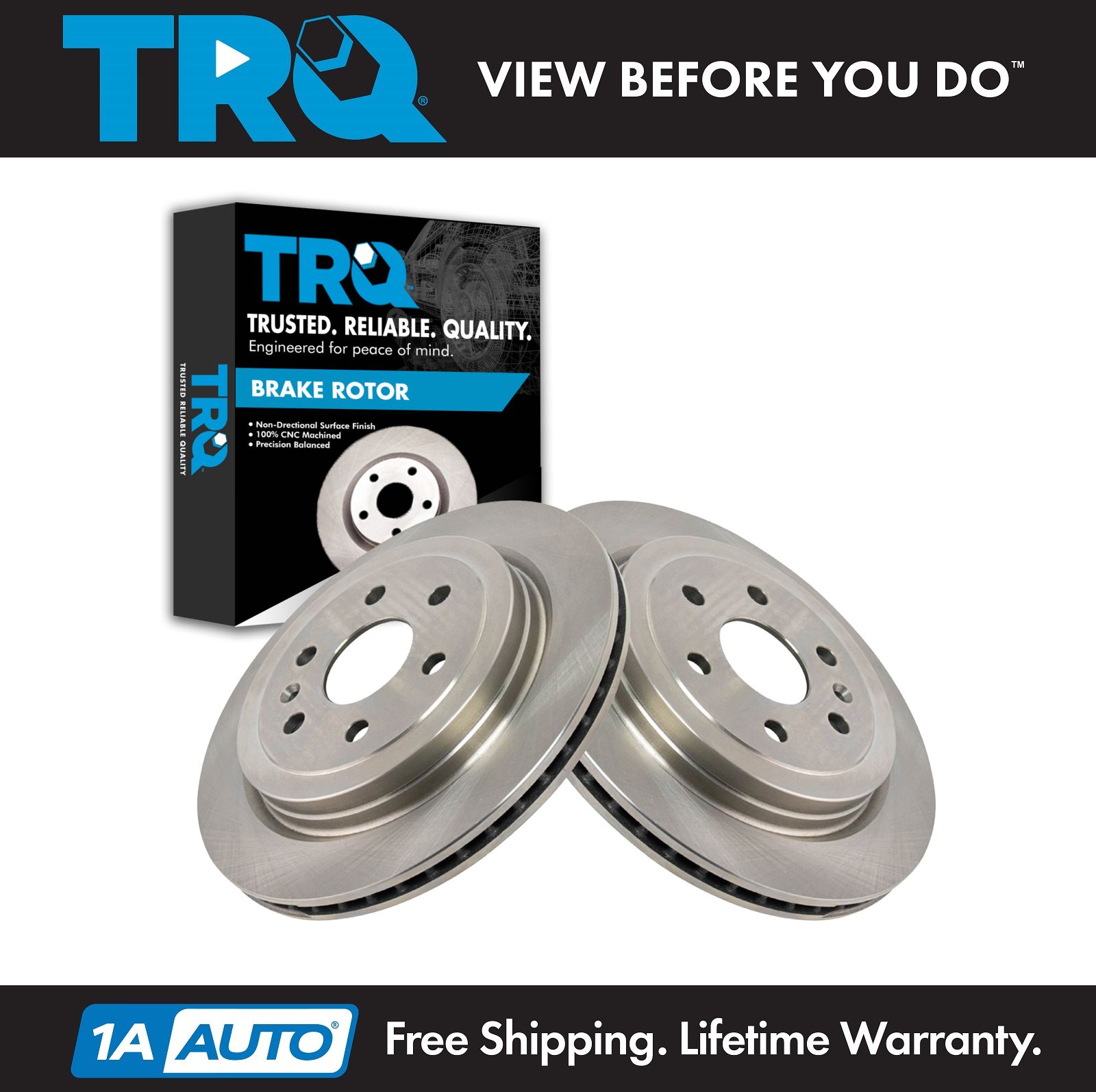 <b>2 Piece Brake Rotor Set</b>
