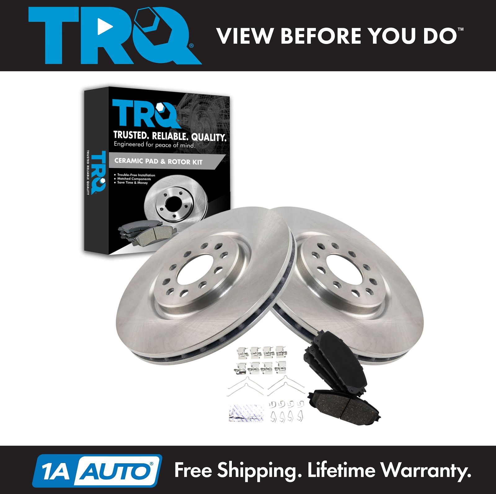 <b>Ceramic Brake Pad & Rotor Kit</b>