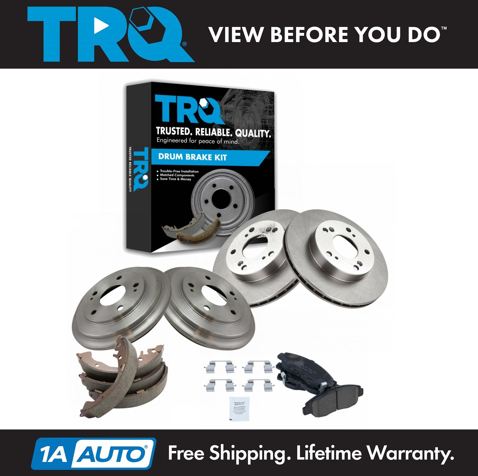 <b>Ceramic Brake Pad & Rotor, Shoe & Drum Kit</b>