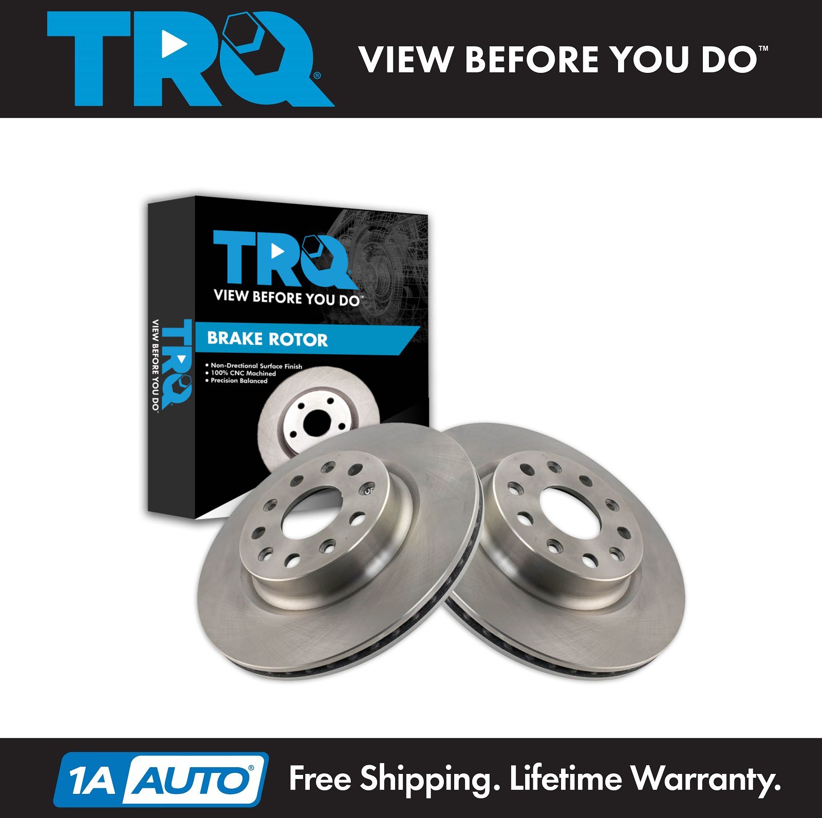 <b>2 Piece Brake Rotor Set</b>