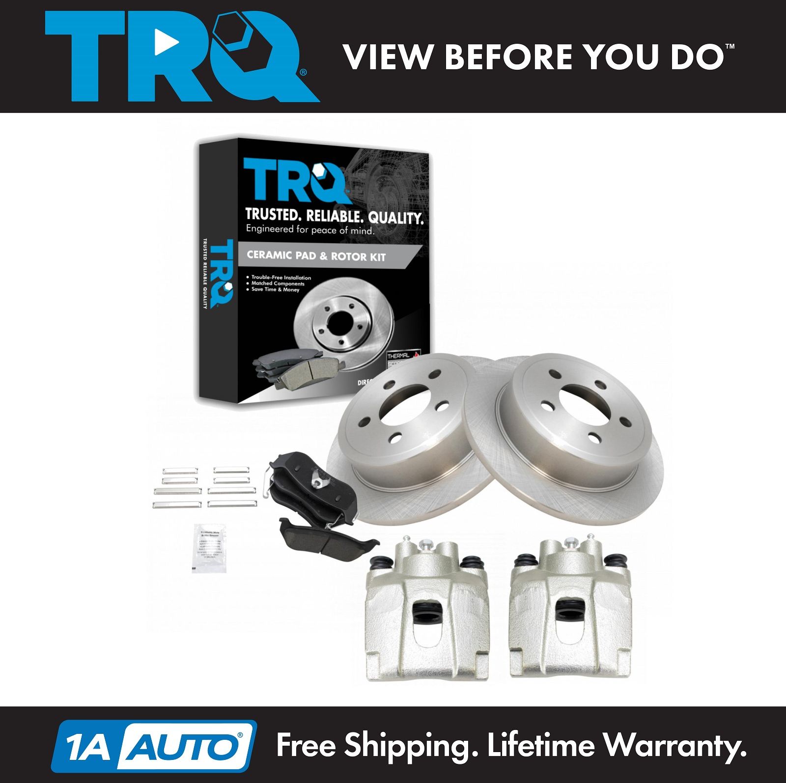 <b>Ceramic Brake Pad & Rotor Kit</b>