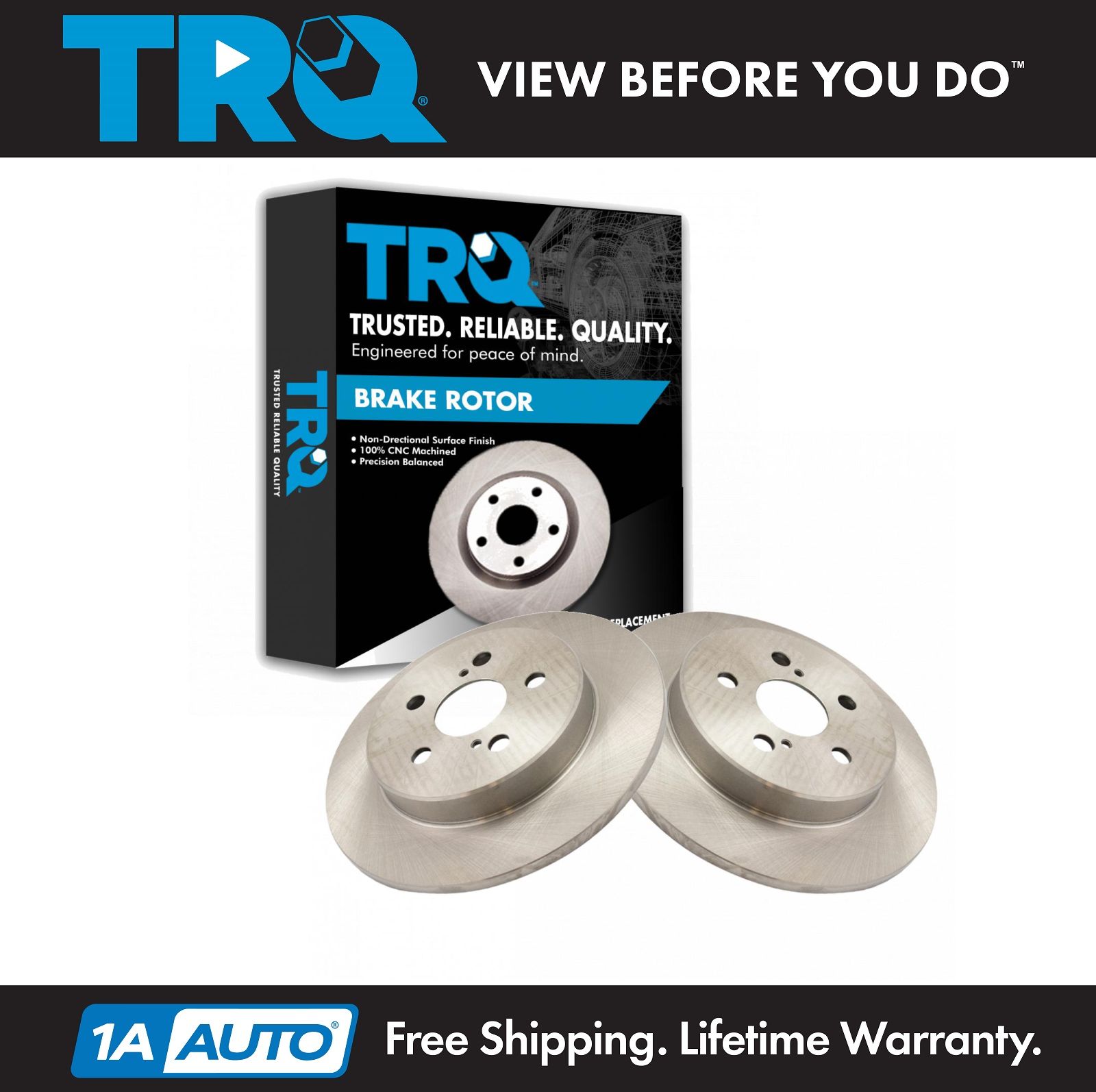 <b>2 Piece Brake Rotor Set</b>