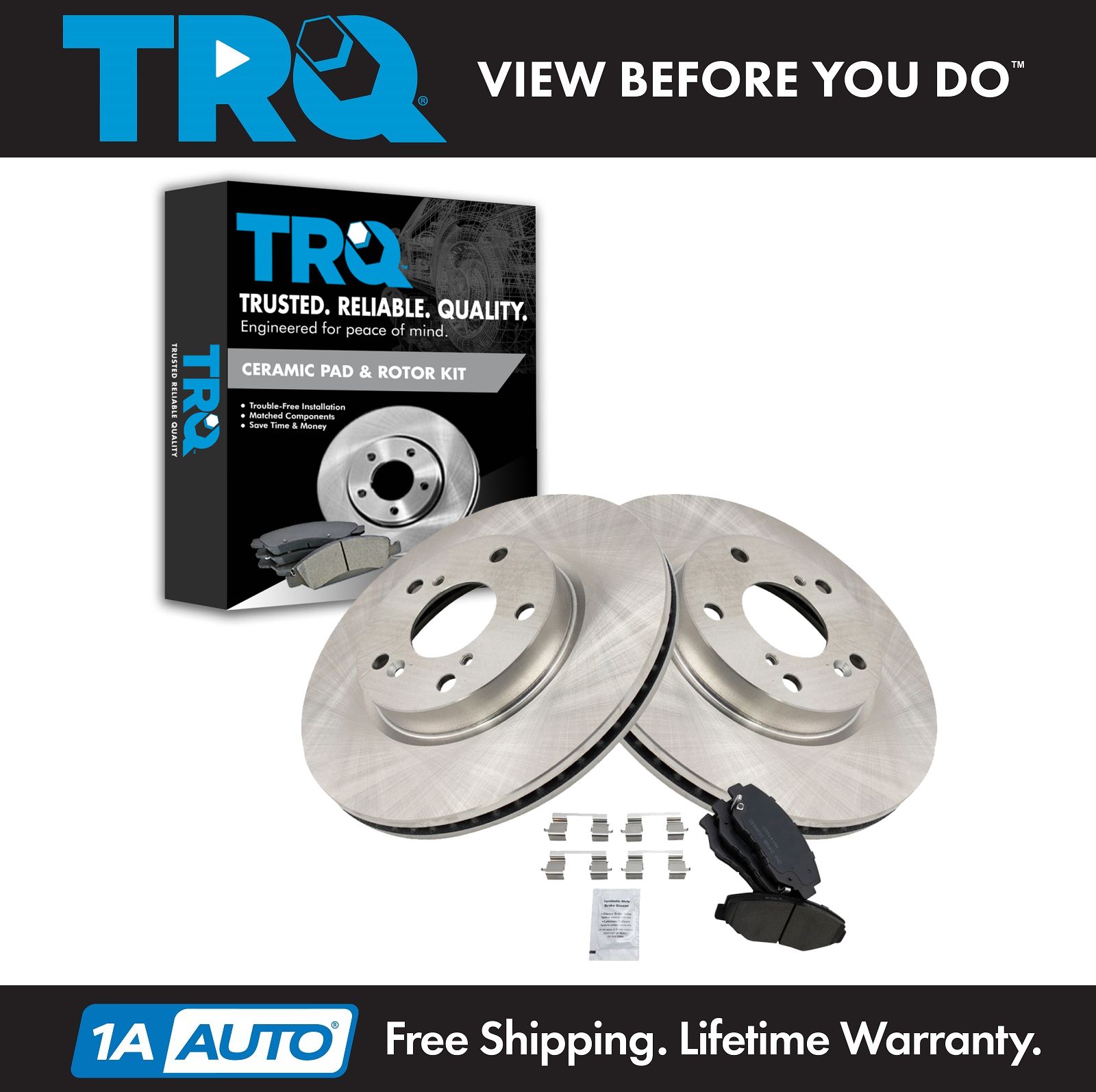 <b>Ceramic Brake Pad & Rotor Kit</b>