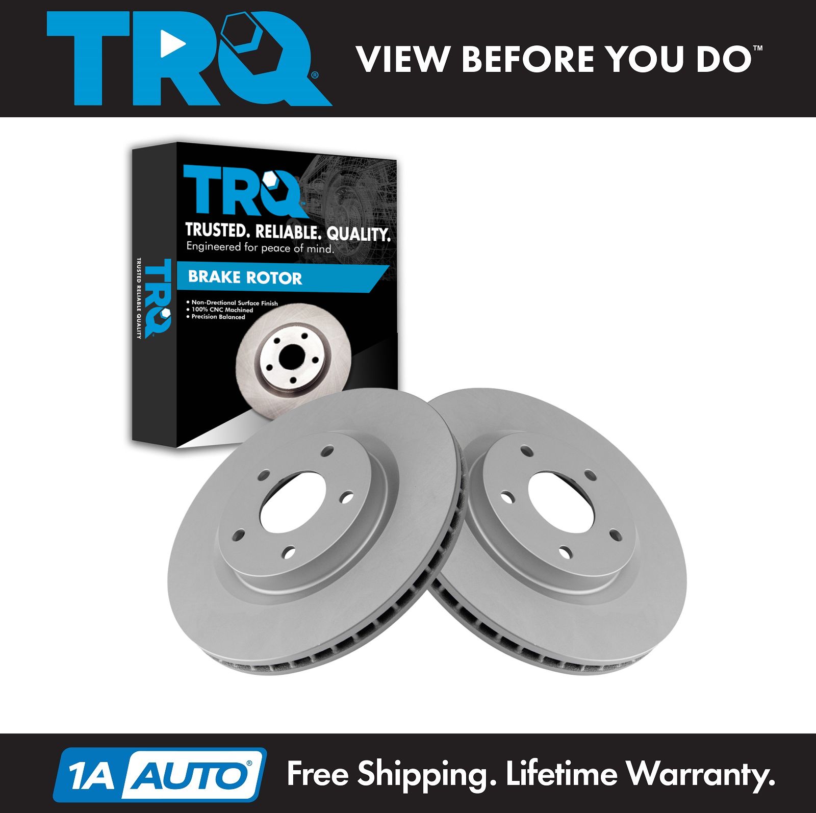 <b>2 Piece Brake Rotor Set</b>