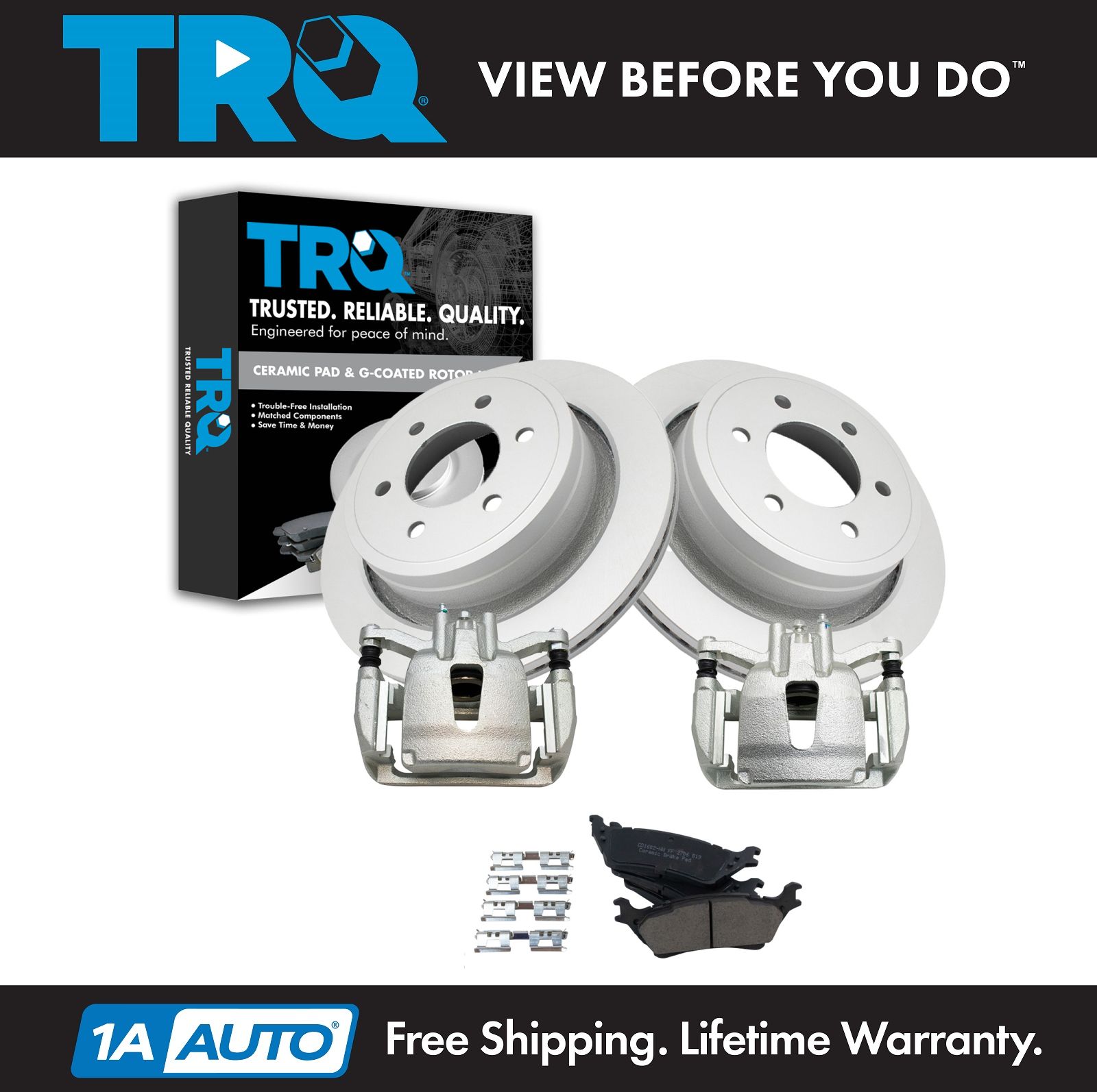 <b>Ceramic Brake Pad & Rotor Kit</b>