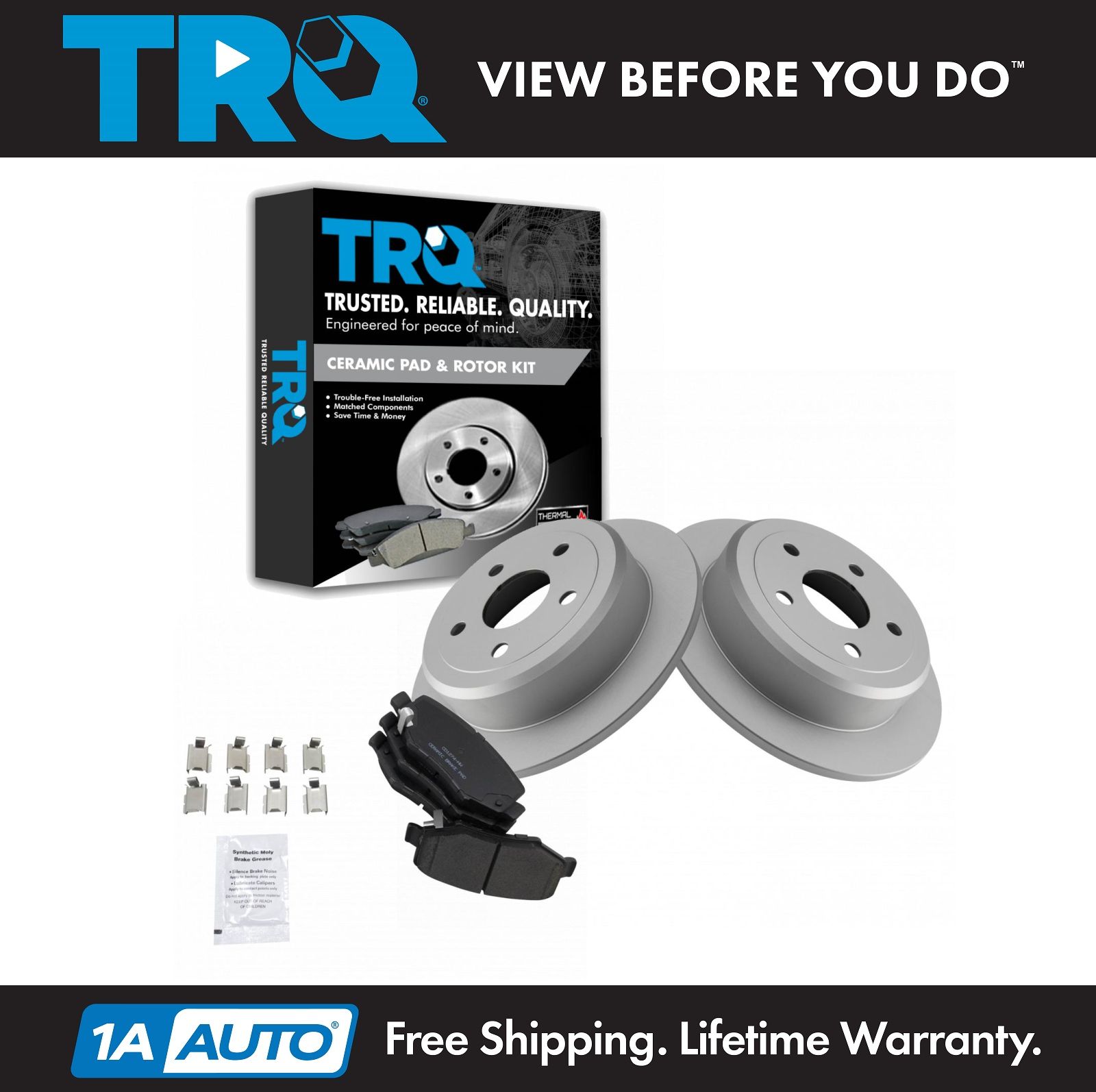 <b>Ceramic Brake Pad & Rotor Kit</b>