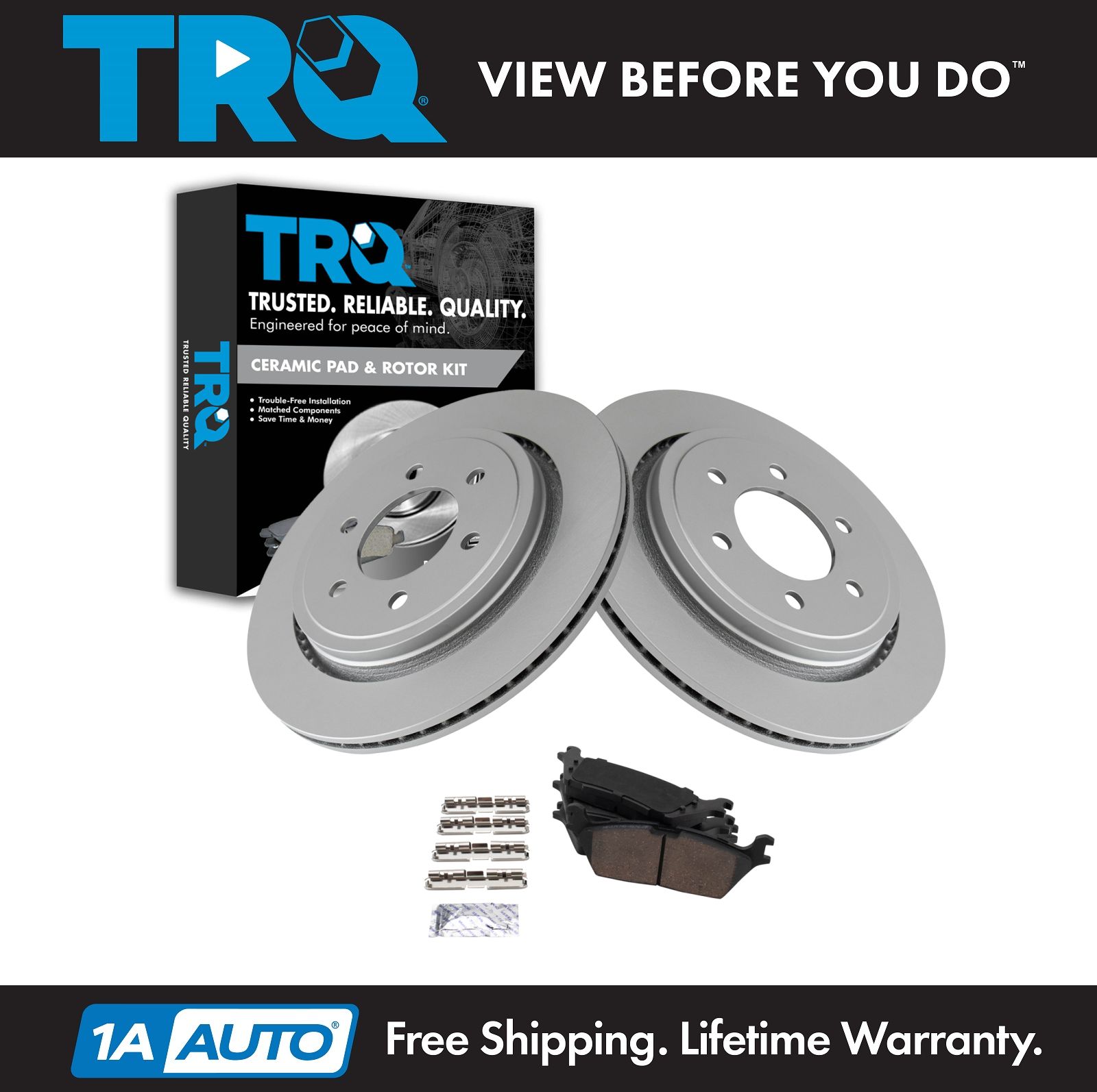<b>Ceramic Brake Pad & Rotor Kit</b>