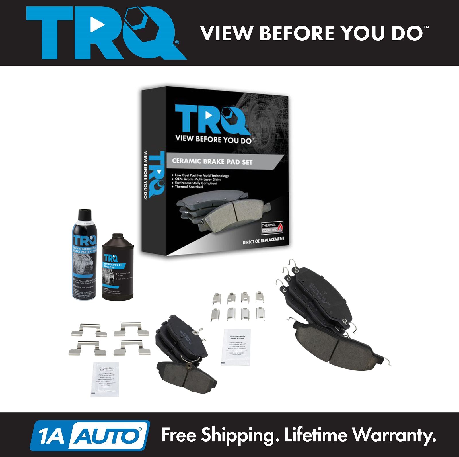 Quality-Built 1001-0394AC - Premium Ceramic Brake Pad Set