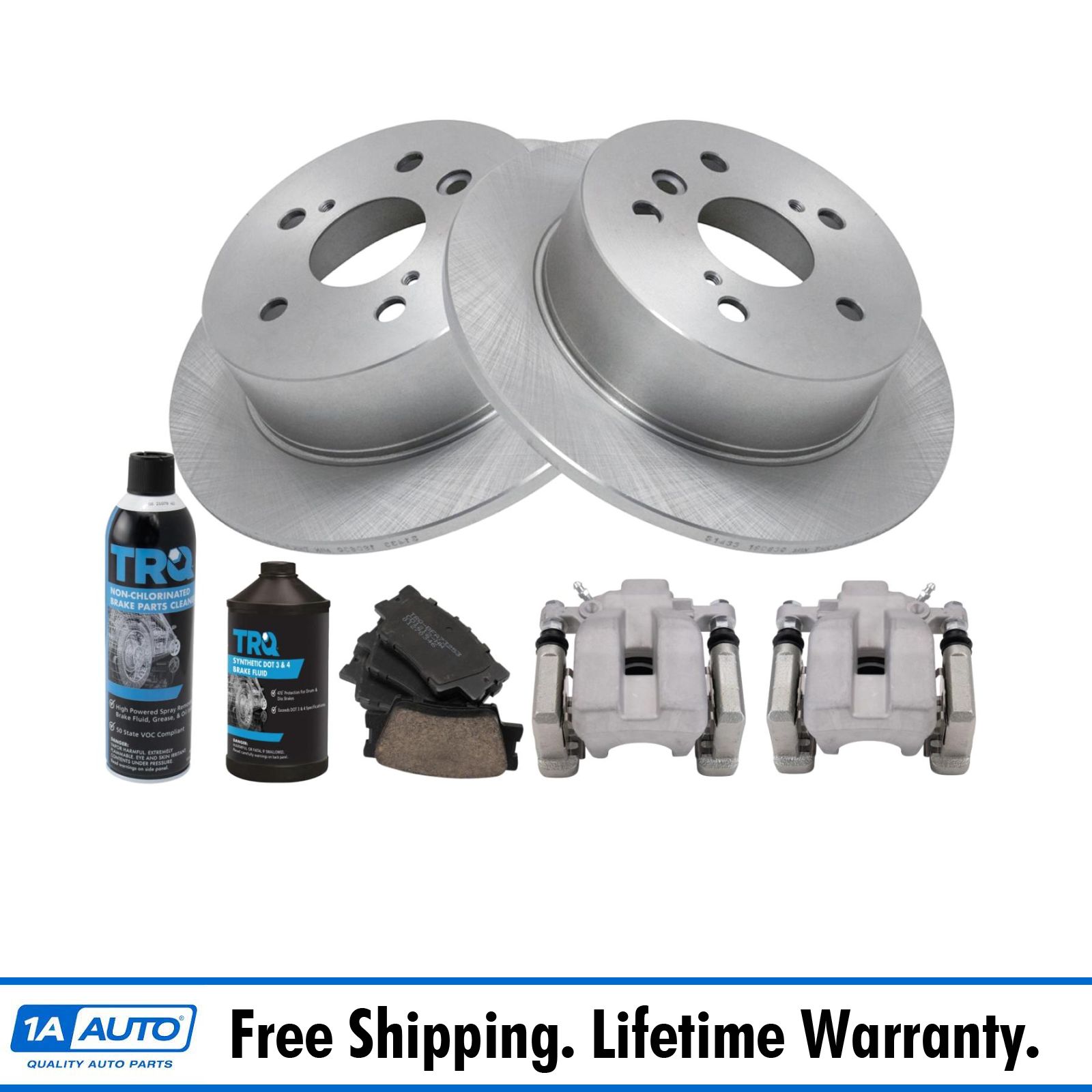 <b>Dot 3 & 4 Ceramic Brake Pad & Rotor Kit</b>