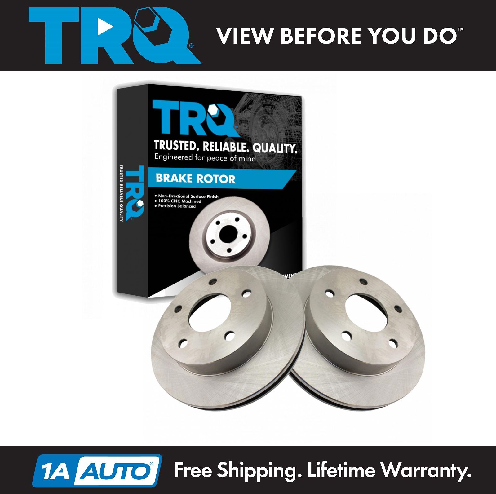 <b>2 Piece Brake Rotor Set</b>