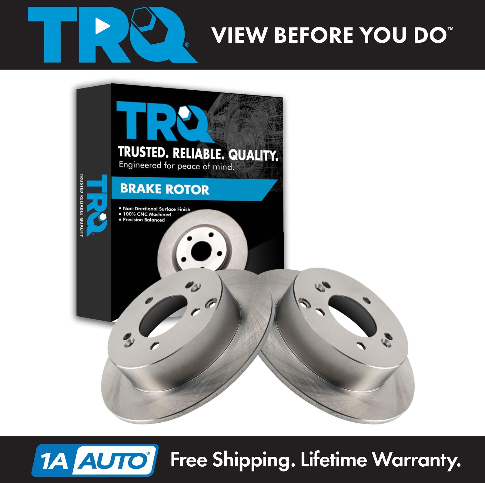 <b>2 Piece Brake Rotor Set</b>