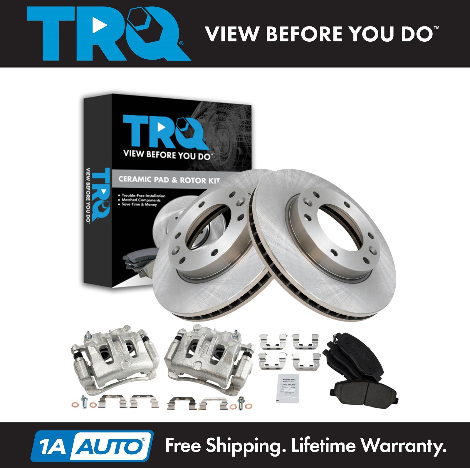 <b>Ceramic Brake Pad & Rotor Kit</b>