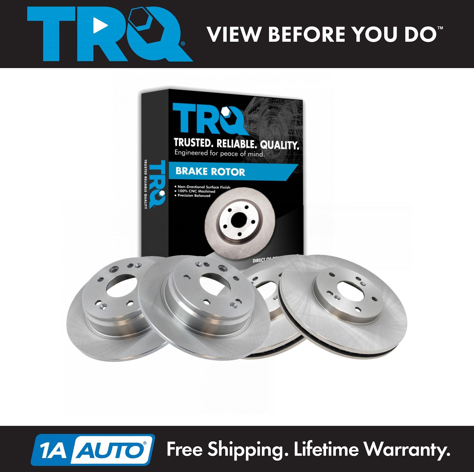 <b>4 Piece Brake Rotor Set</b>