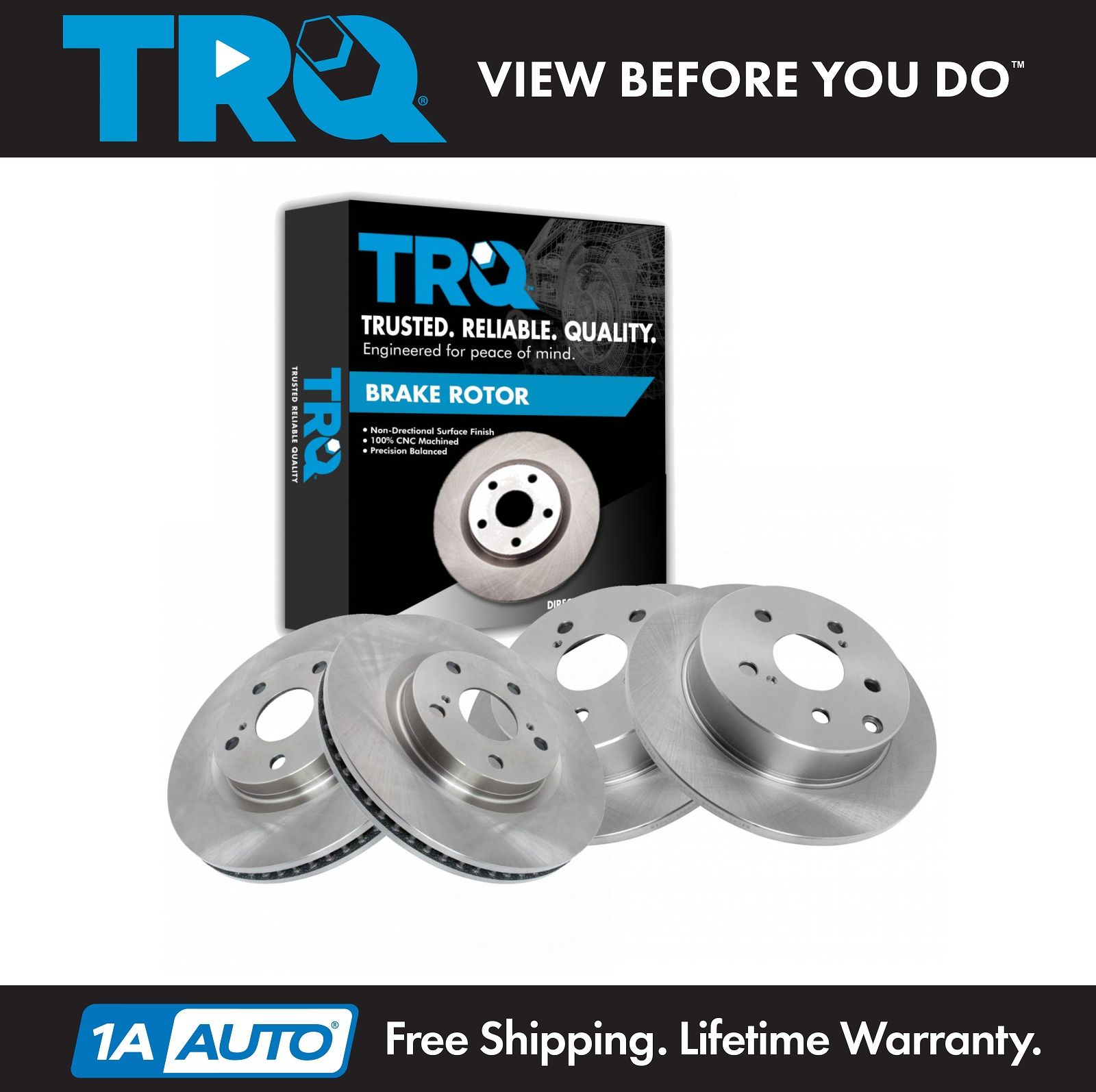 <b>4 Piece Brake Rotor Set</b>