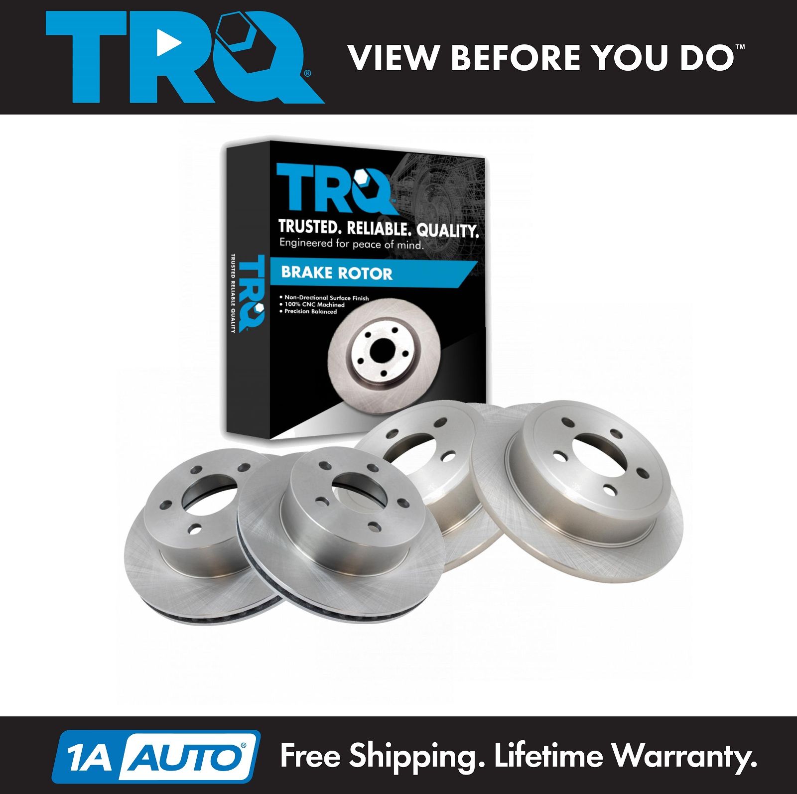 <b>4 Piece Brake Rotor Set</b>