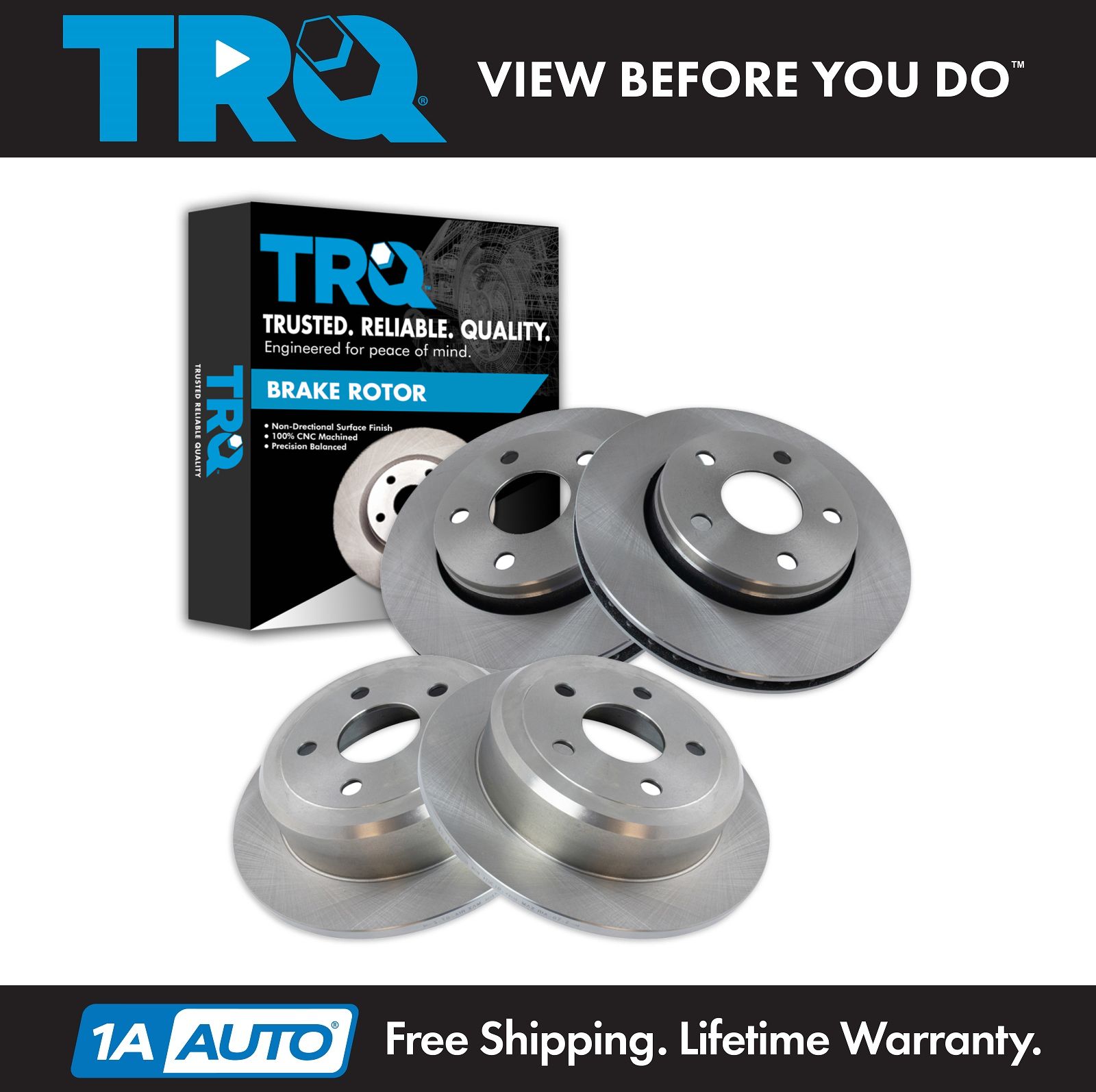 <b>4 Piece Brake Rotor Set</b>