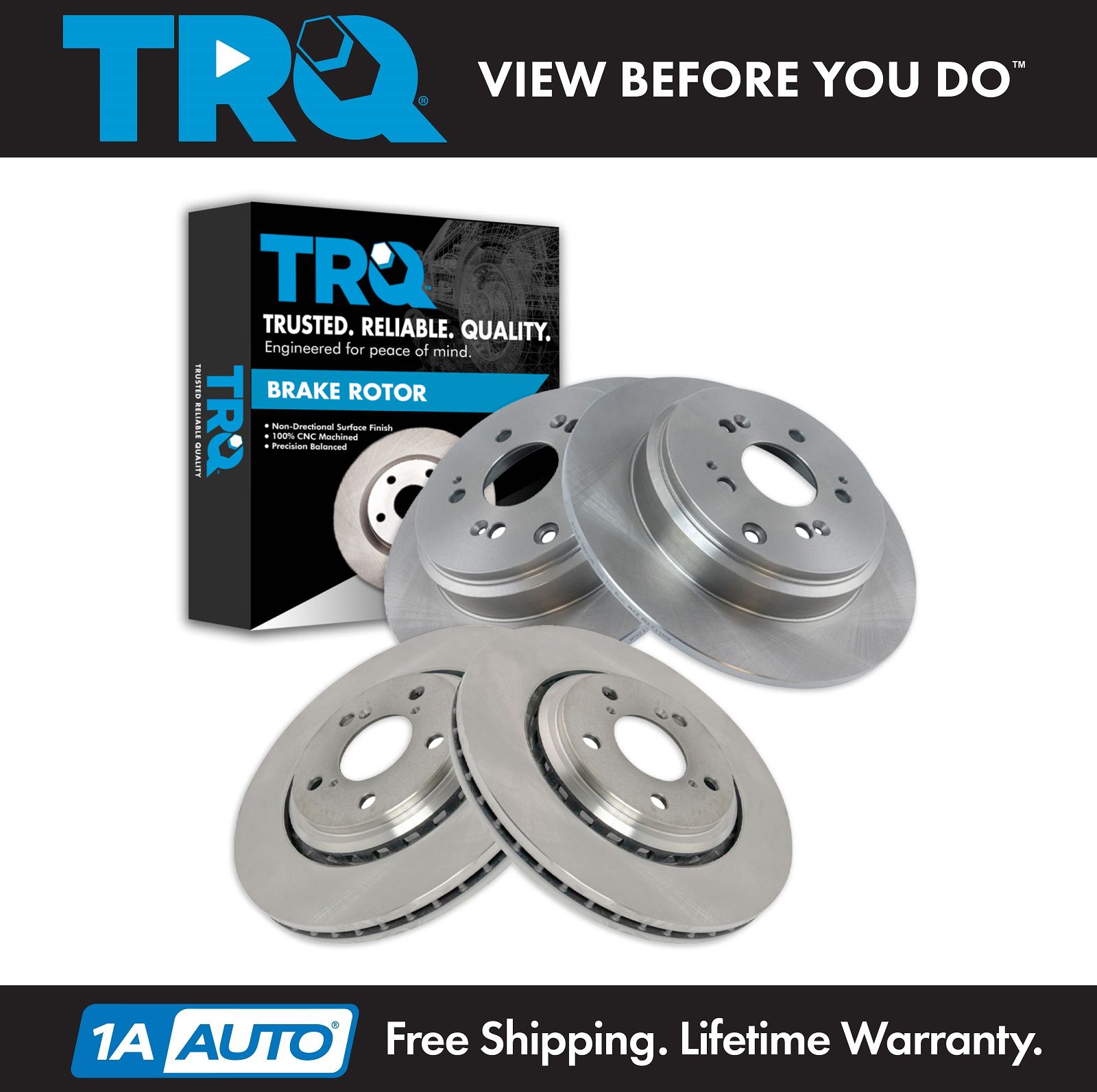 <b>4 Piece Brake Rotor Set</b>