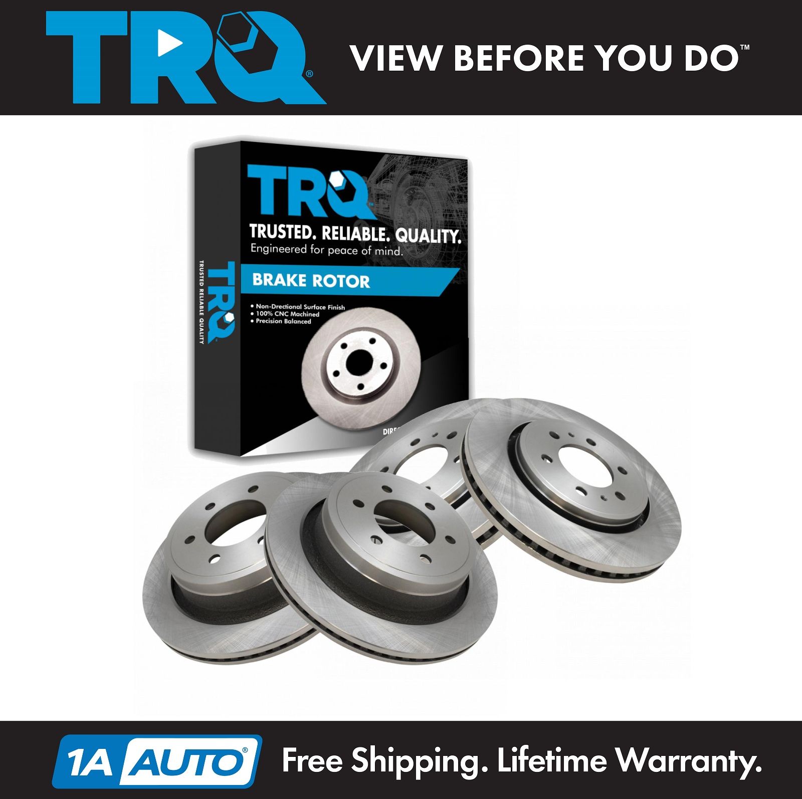 <b>4 Piece Brake Rotor Set</b>