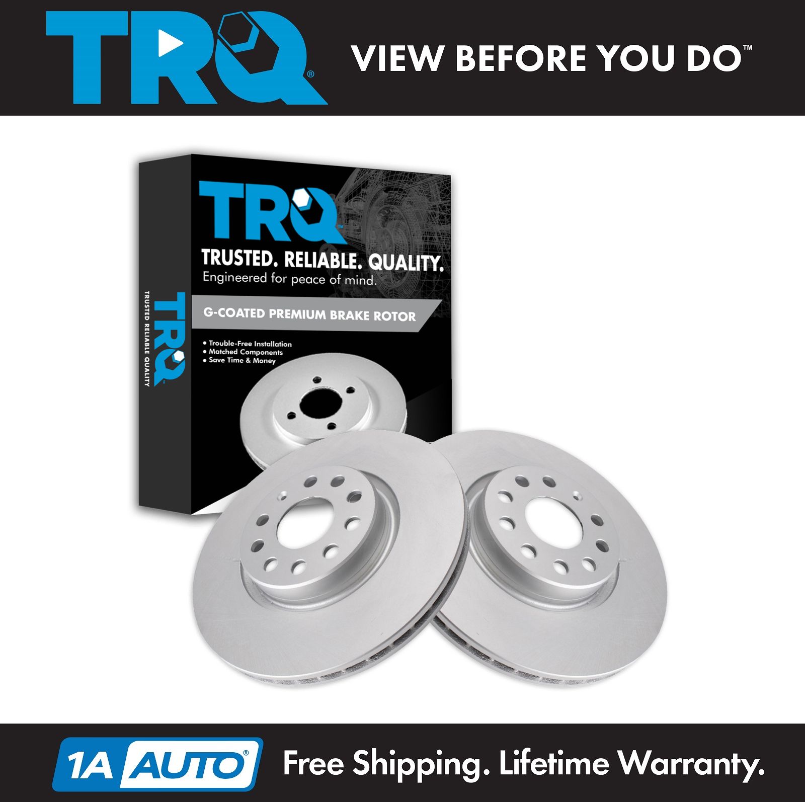 <b>2 Piece Brake Rotor Set</b>