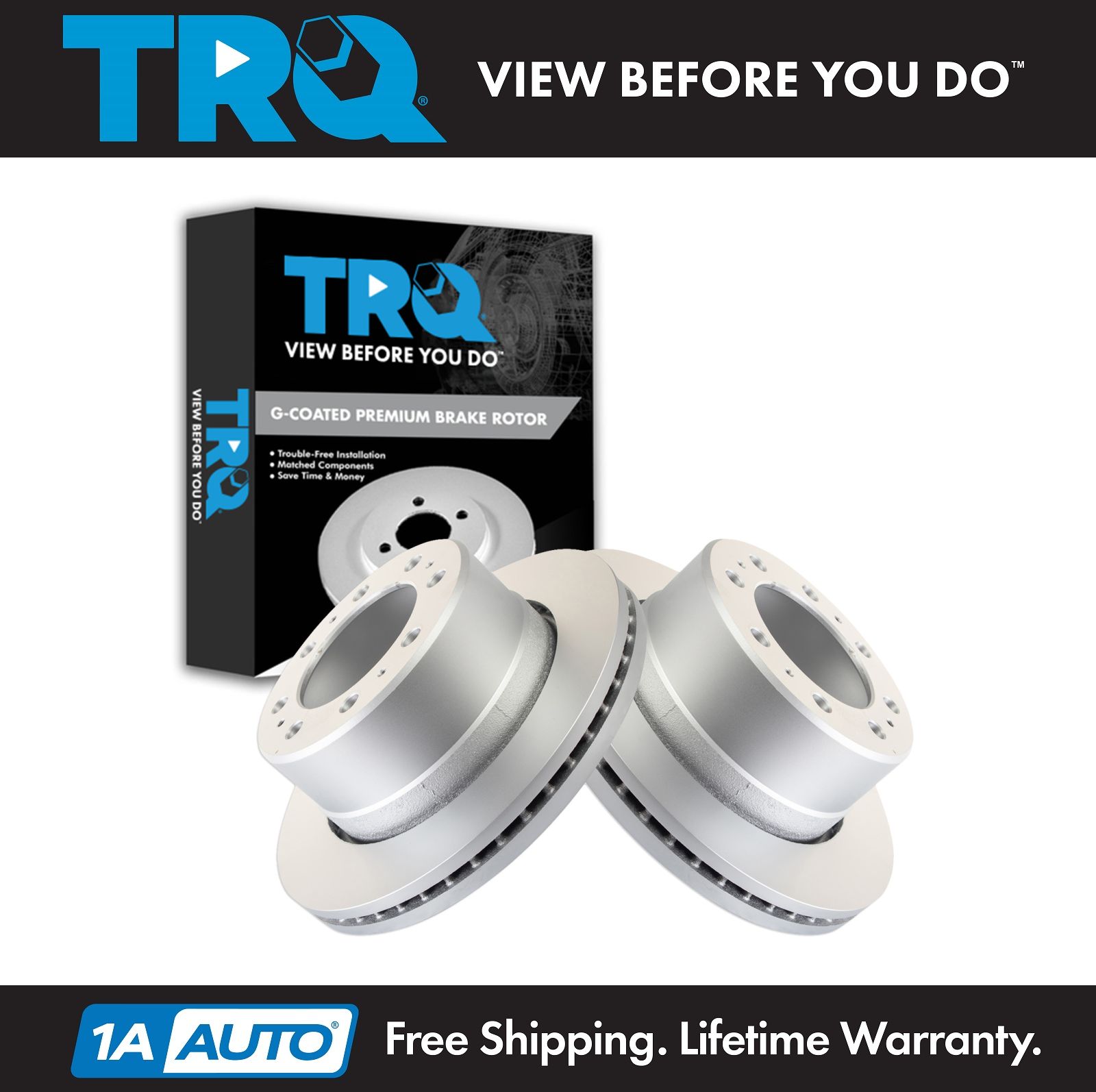 <b>2 Piece Brake Rotor Set</b>