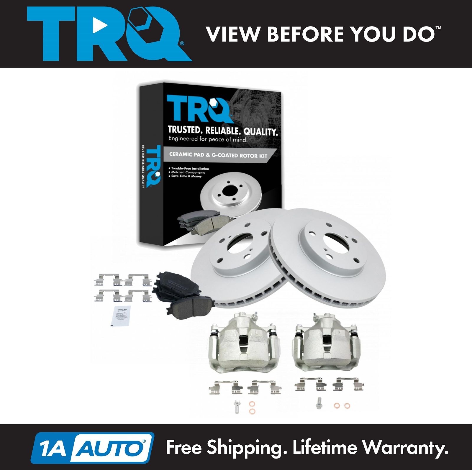 <b>Ceramic Brake Pad & Rotor Kit</b>