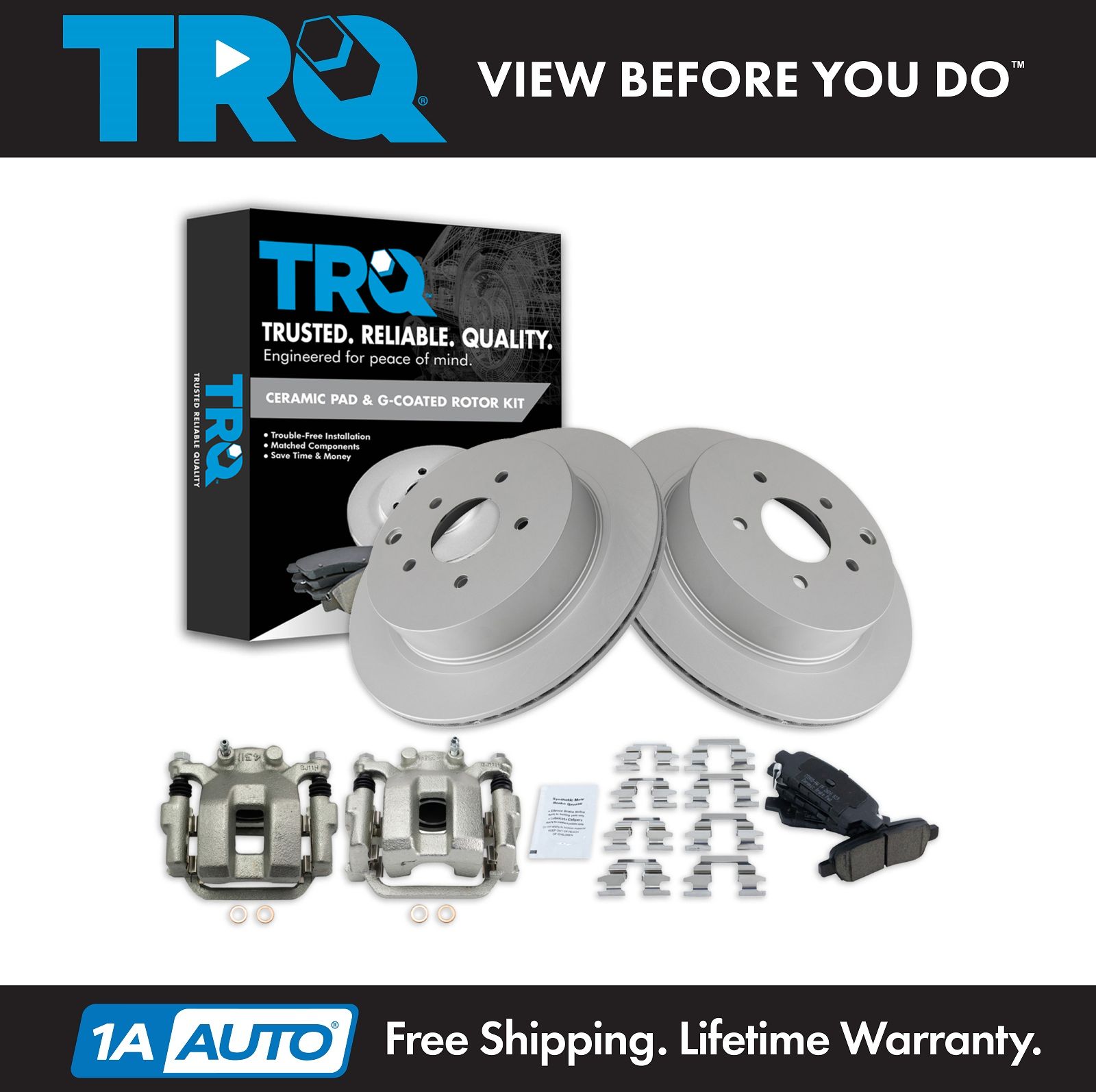 <b>Ceramic Brake Pad & Rotor Kit</b>