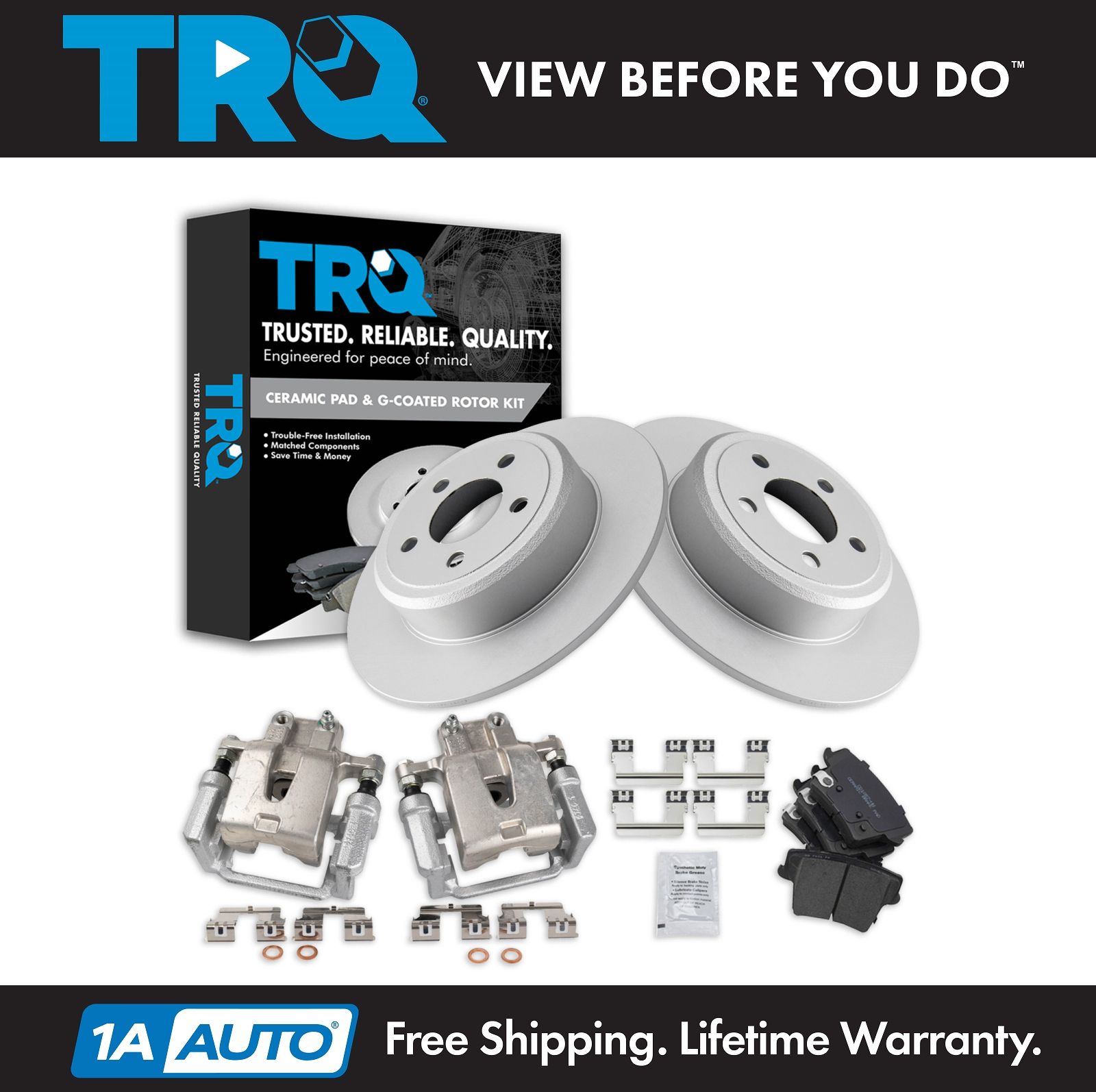 <b>Ceramic Brake Pad & Rotor Kit</b>