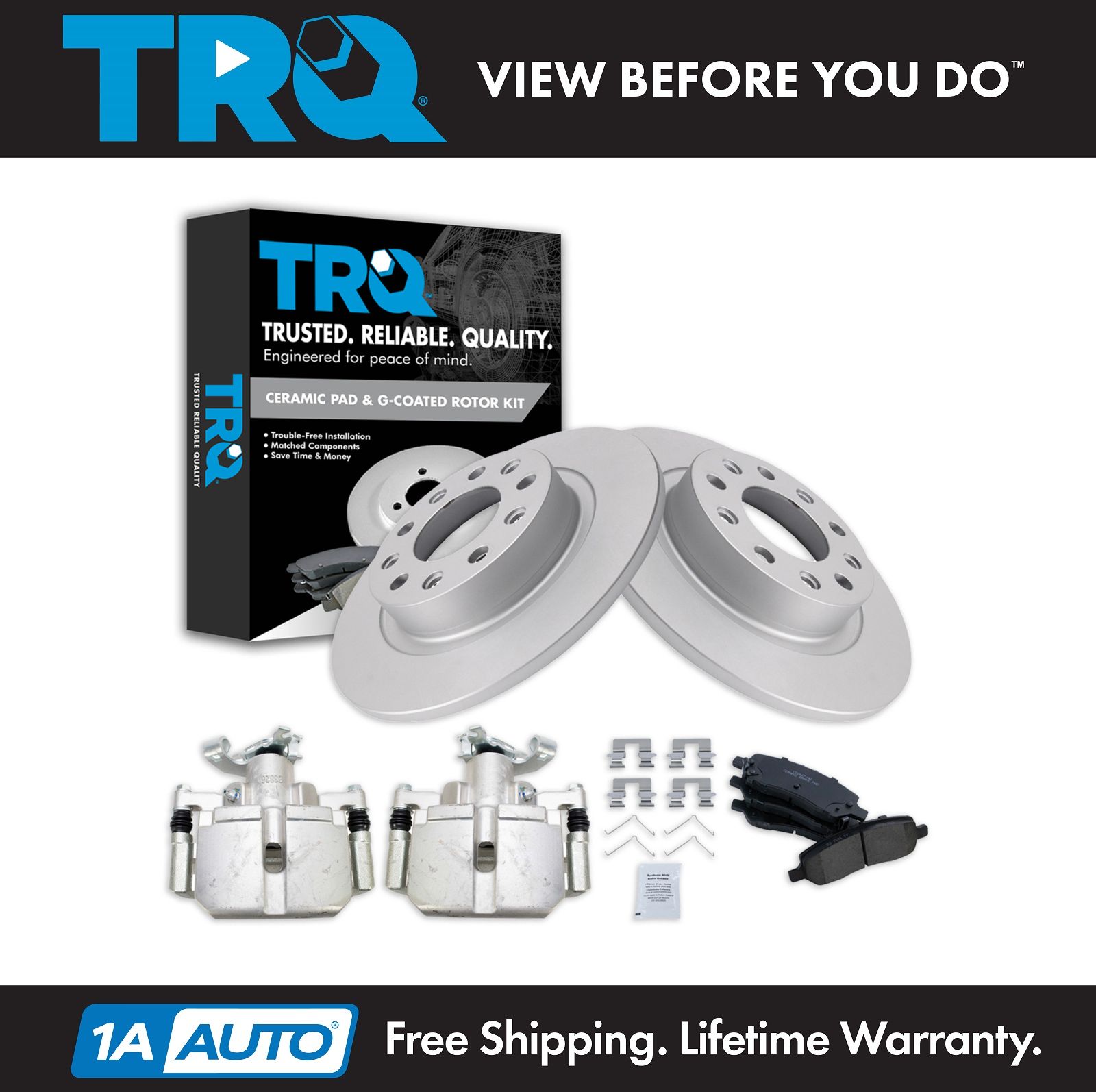 <b>Ceramic Brake Pad & Rotor Kit</b>