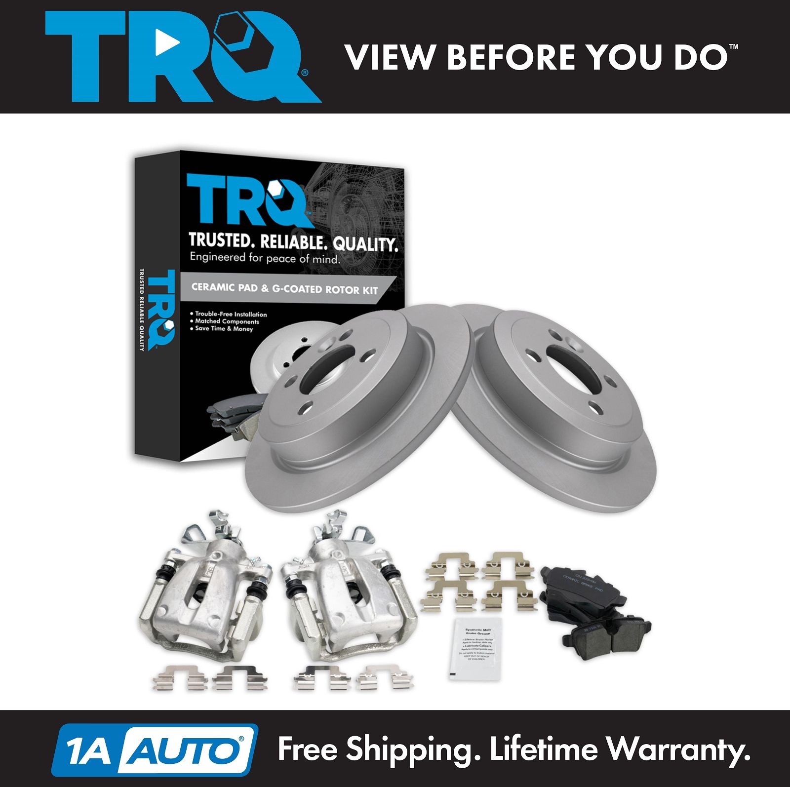 <b>Ceramic Brake Pad & Rotor Kit</b>