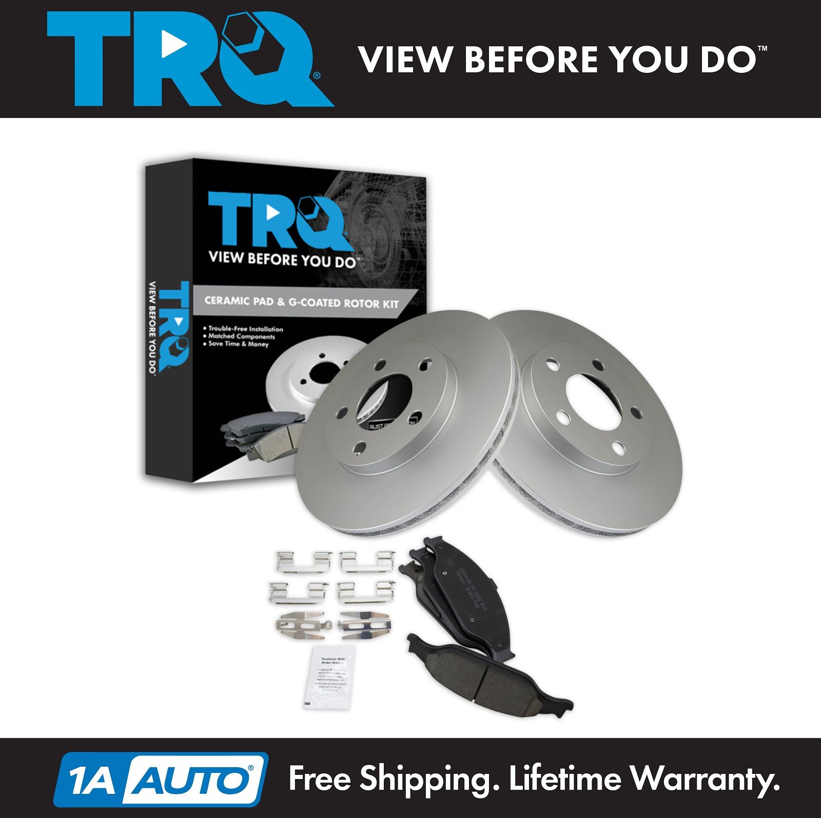 <b>Ceramic Brake Pad & Rotor Kit</b>