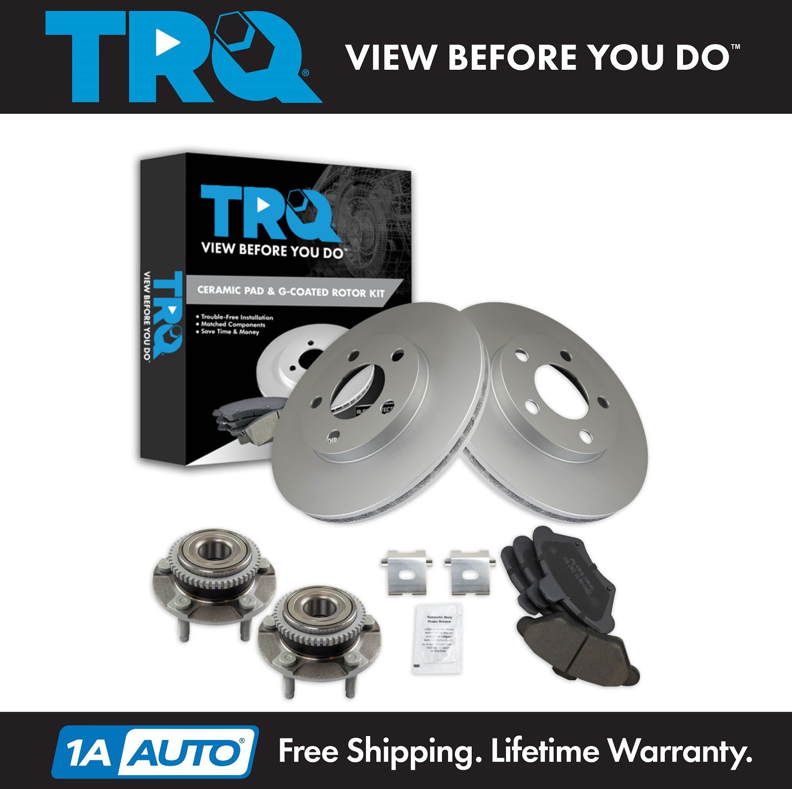 <b>Ceramic Brake Pad & Rotor Kit</b>