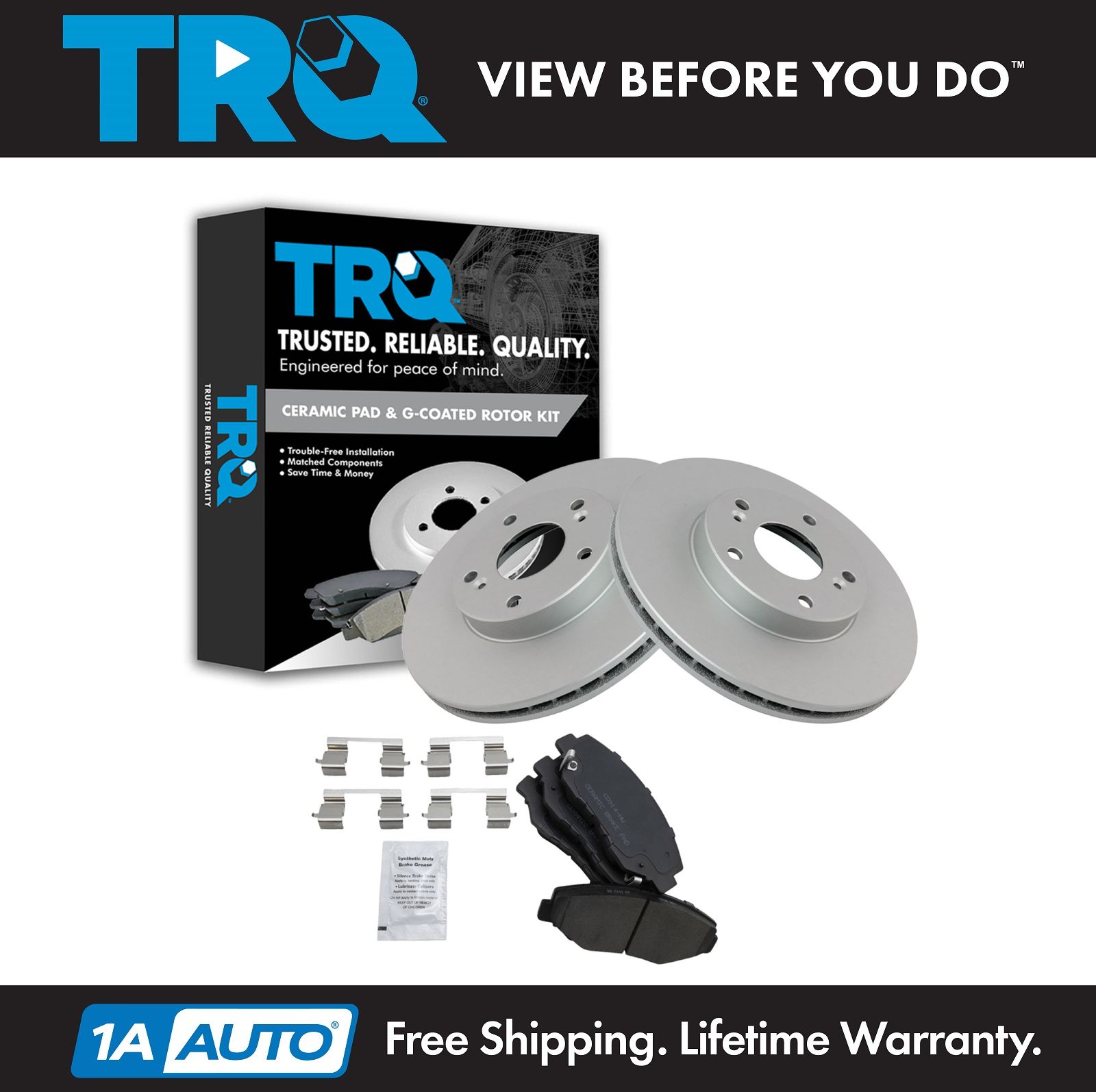 <b>Ceramic Brake Pad & Rotor Kit</b>