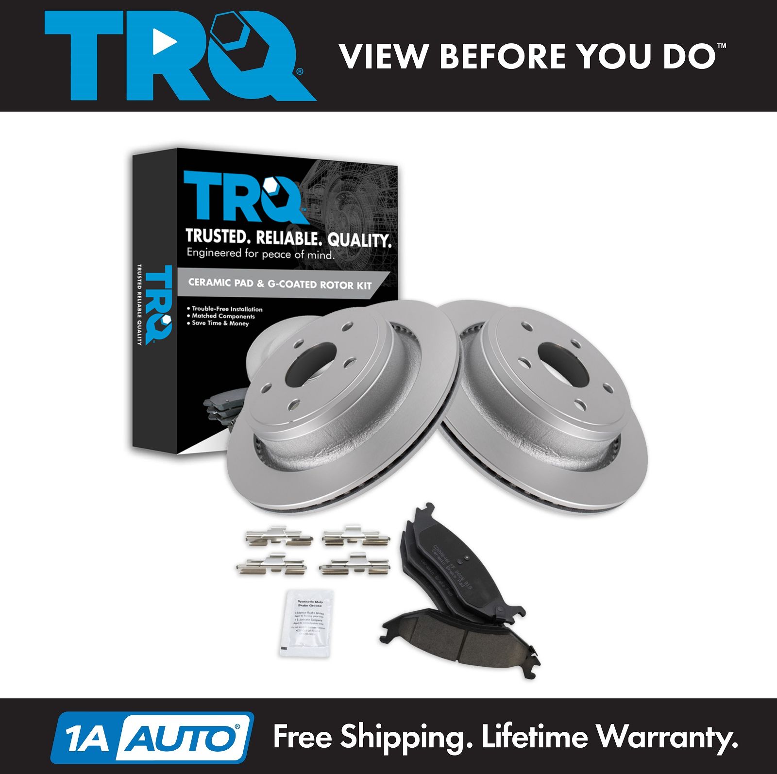 <b>Ceramic Brake Pad & Rotor Kit</b>