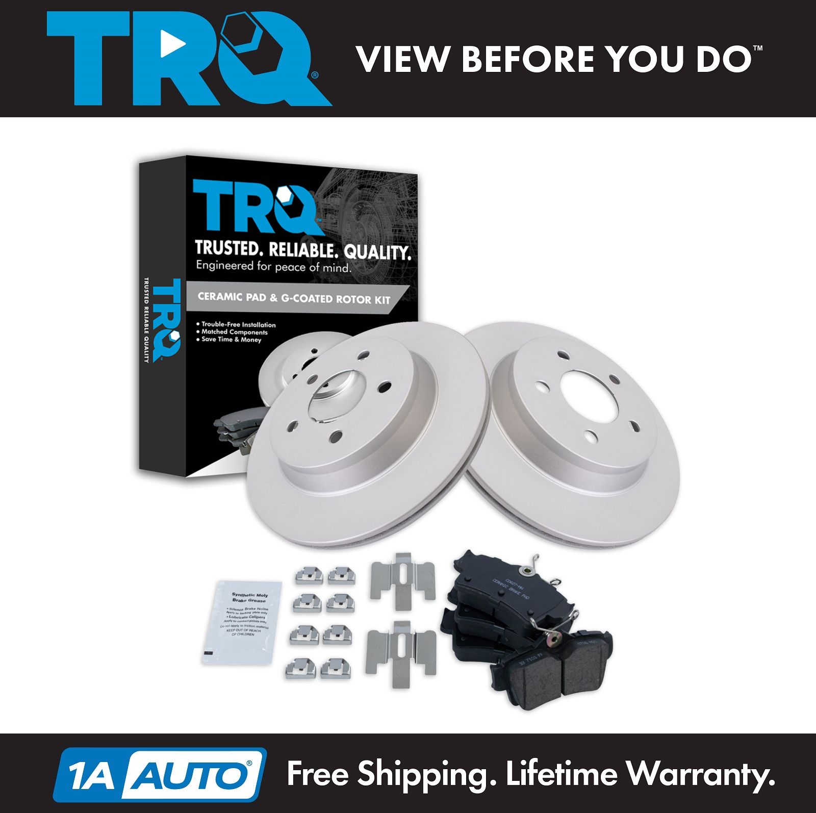 <b>Ceramic Brake Pad & Rotor Kit</b>