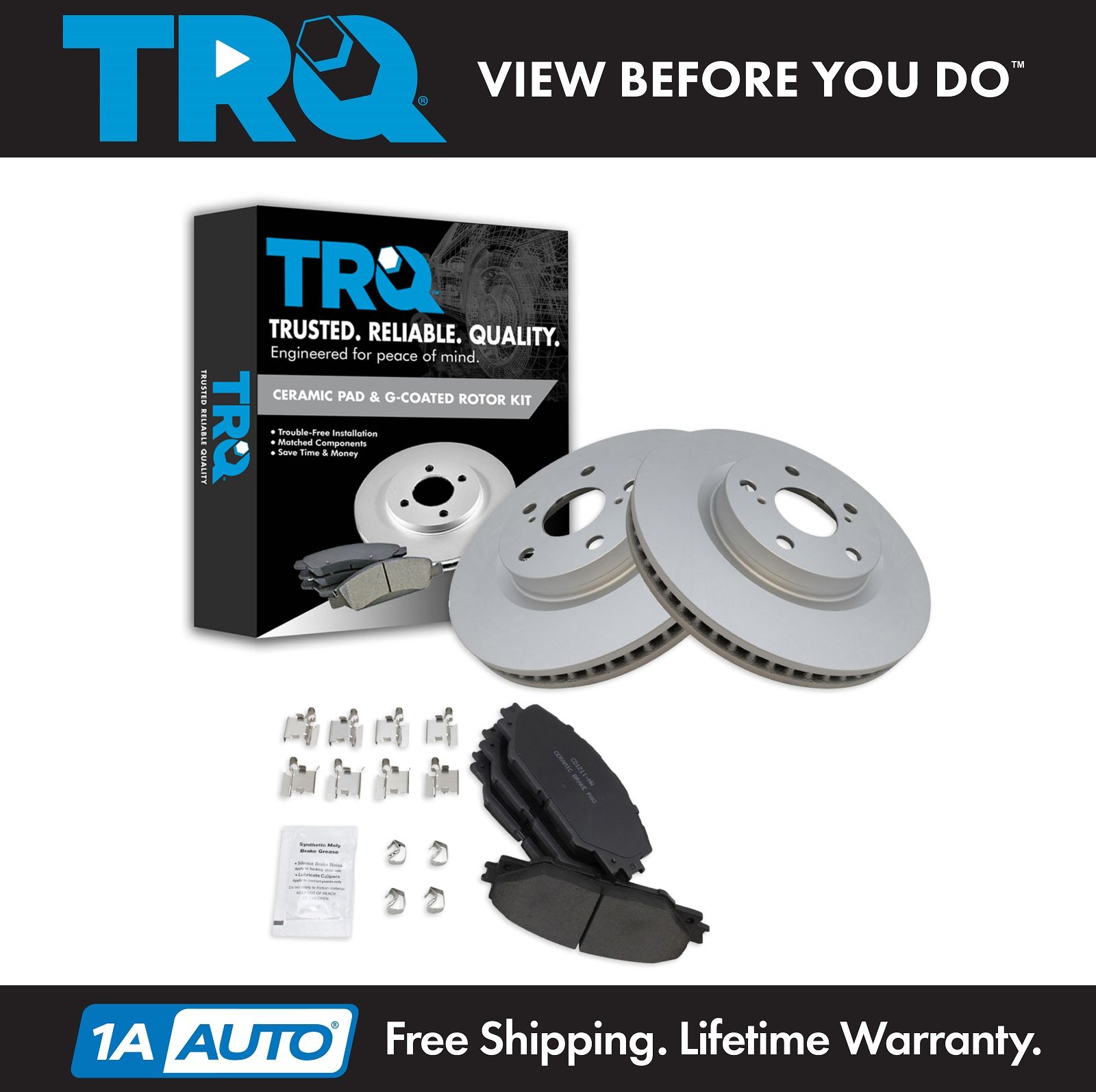 <b>Ceramic Brake Pad & Rotor Kit</b>