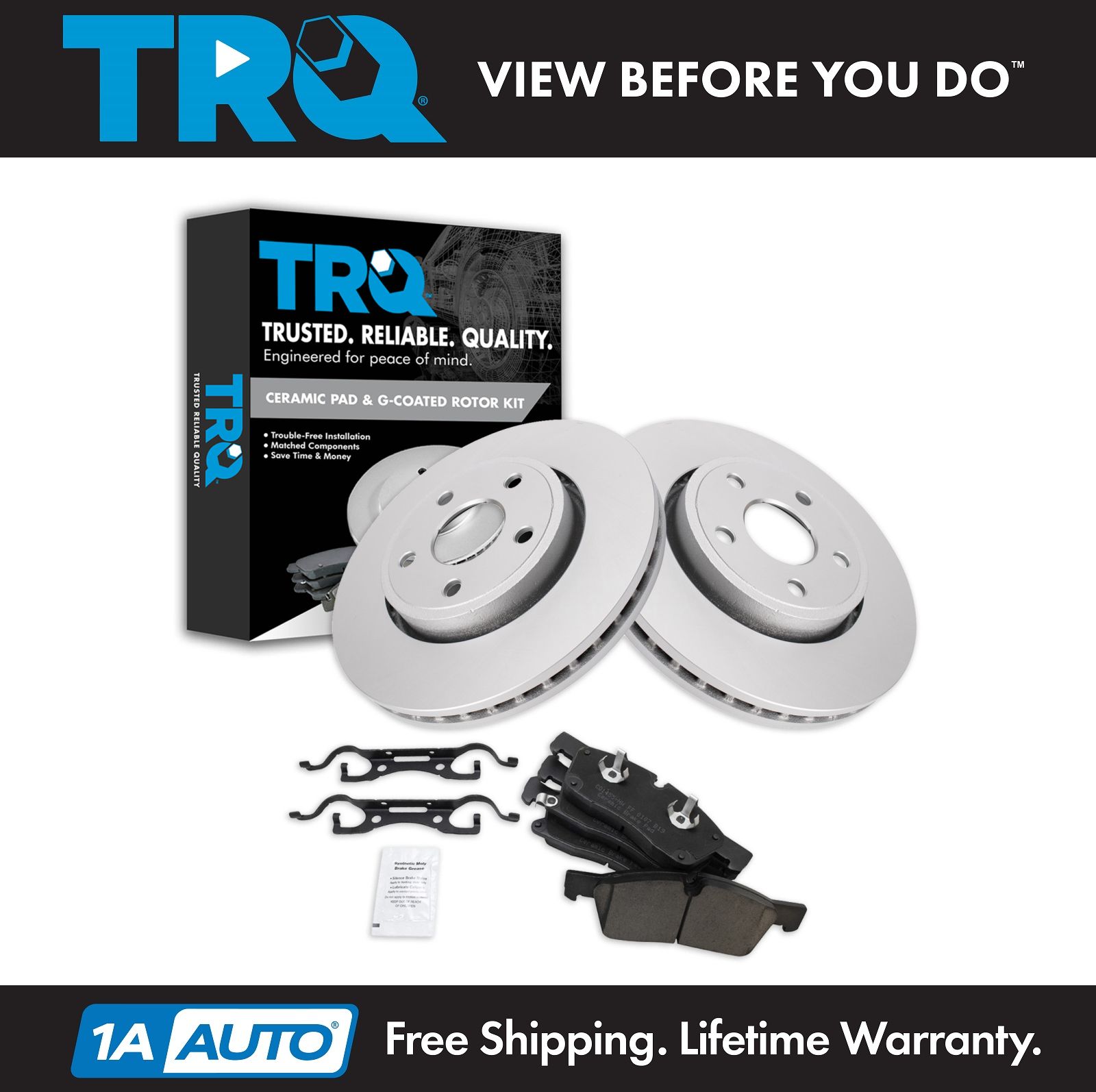 <b>Ceramic Brake Pad & Rotor Kit</b>