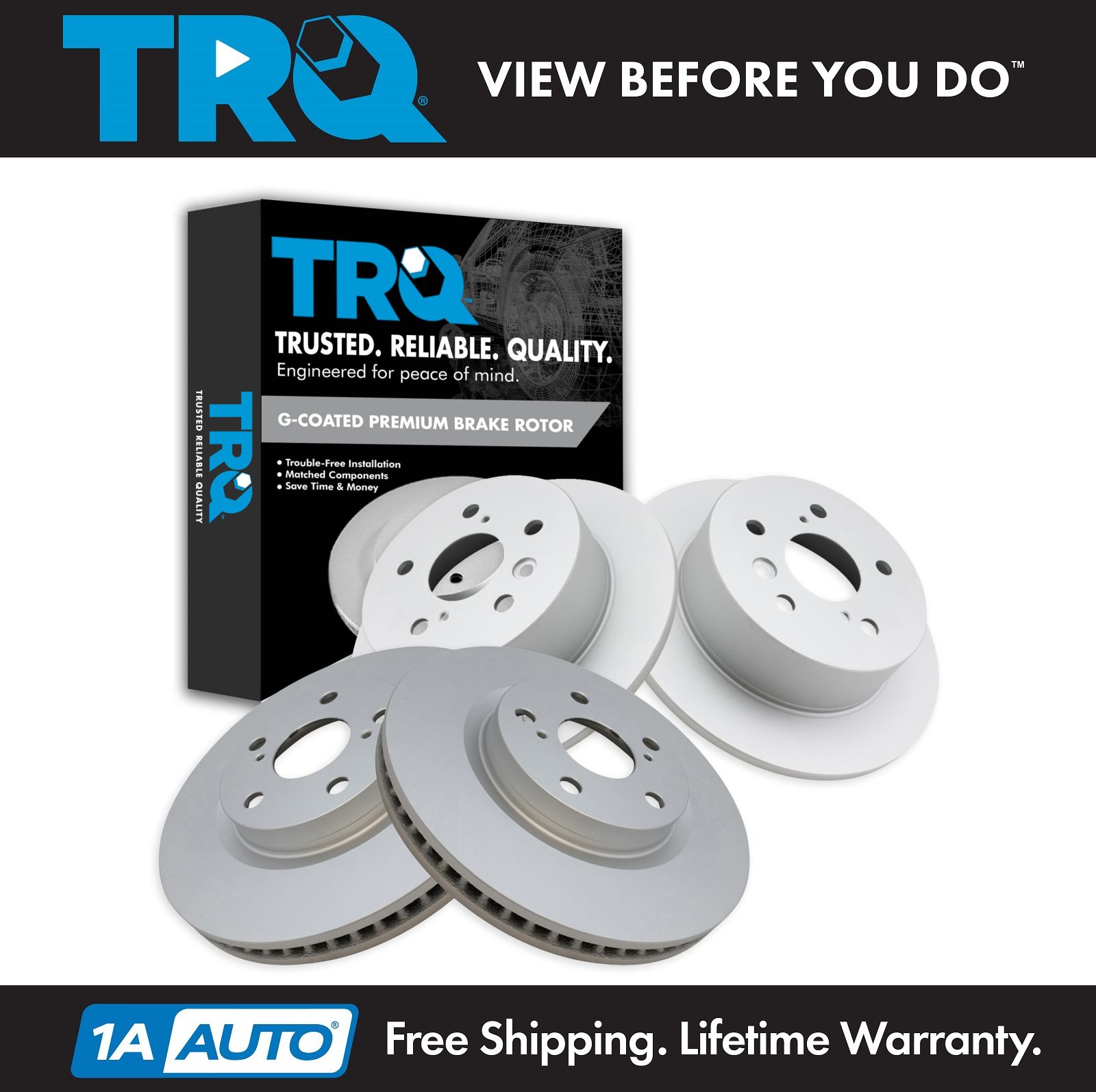 <b>4 Piece Brake Rotor Set</b>