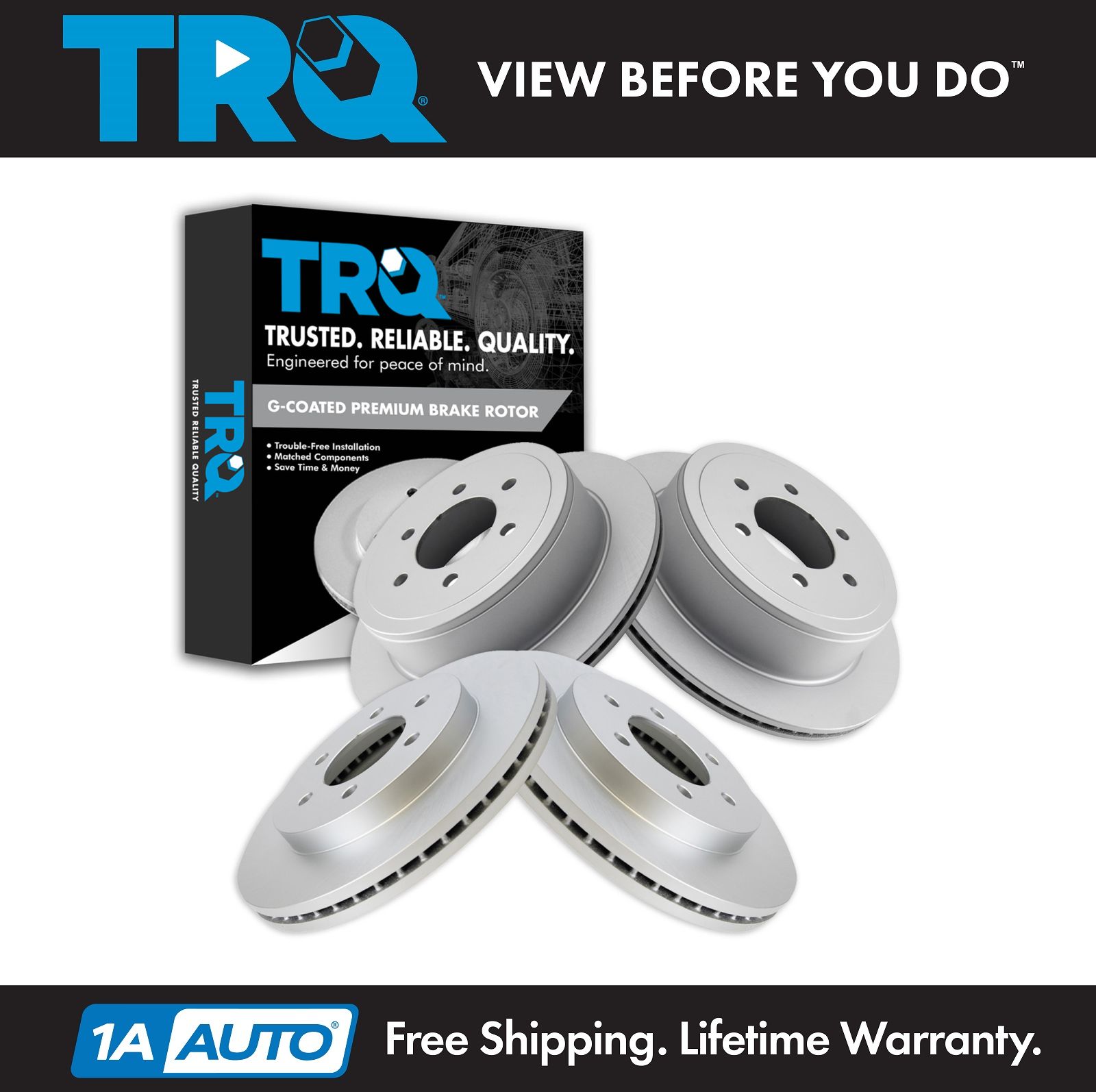 <b>4 Piece Brake Rotor Set</b>