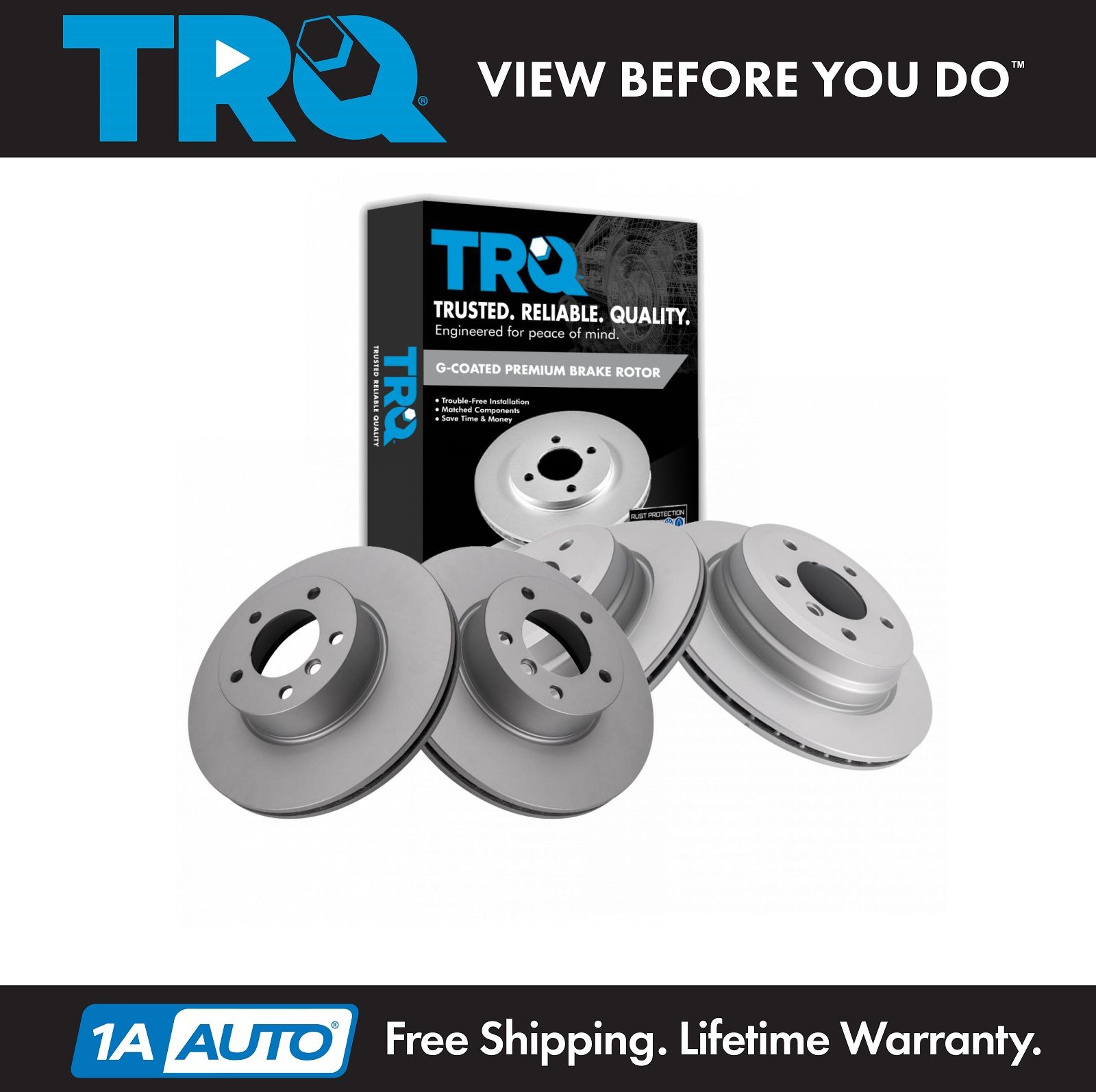 <b>4 Piece Brake Rotor Set</b>