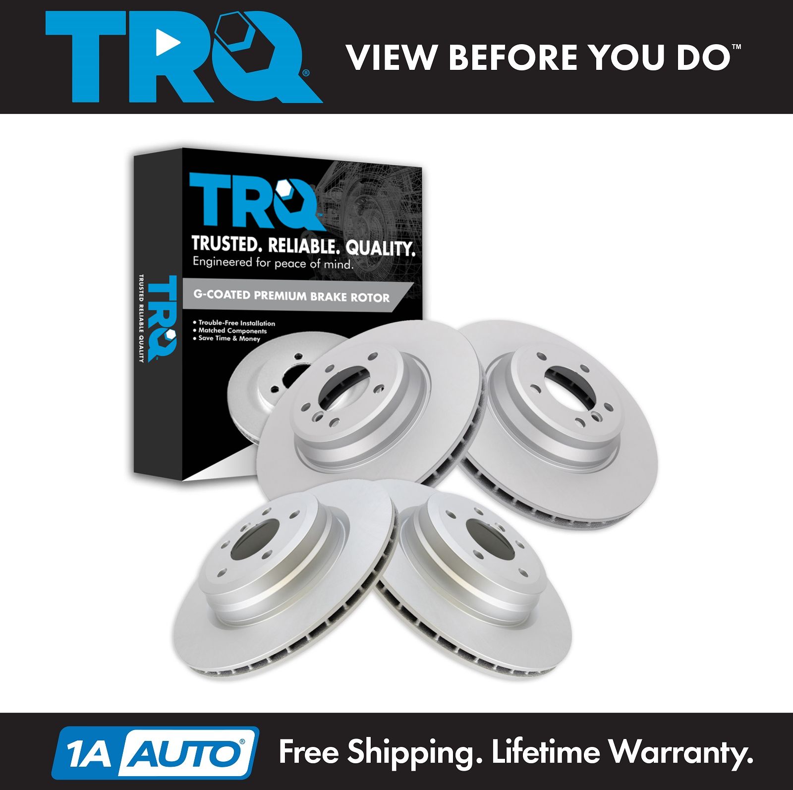 <b>4 Piece Brake Rotor Set</b>