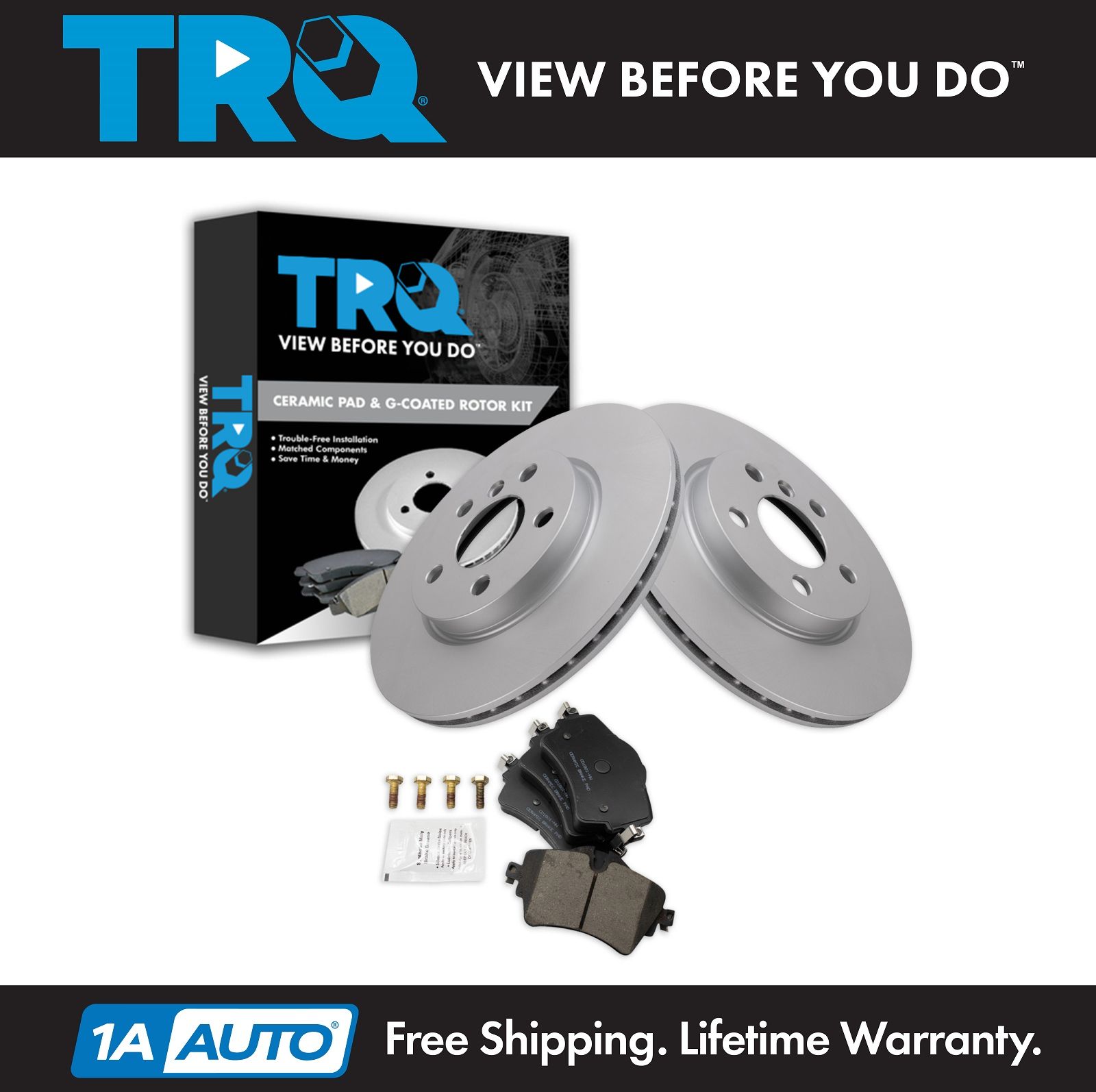 <b>Ceramic Brake Pad & Rotor Kit</b>