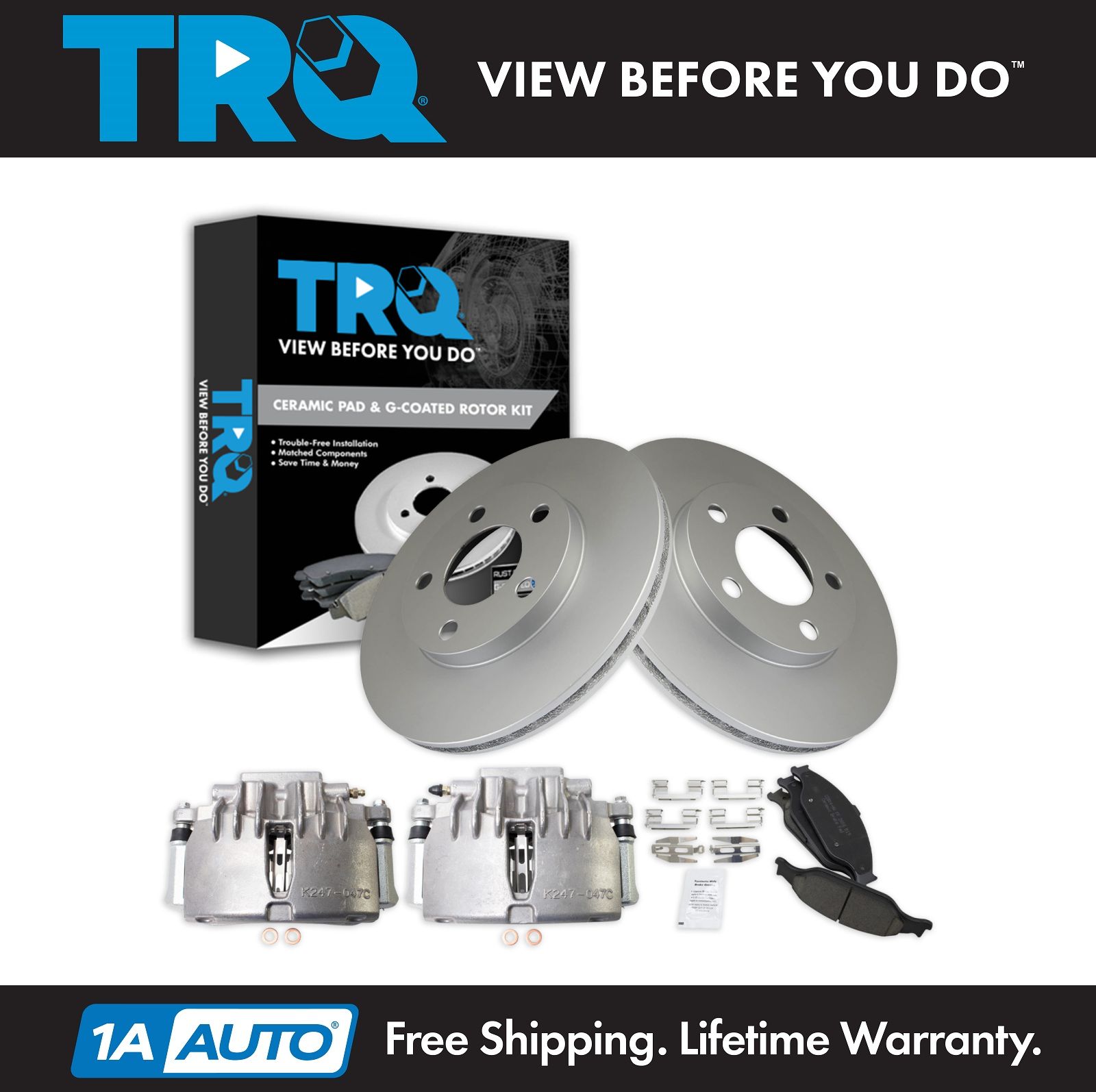 <b>Ceramic Brake Pad & Rotor Kit</b>