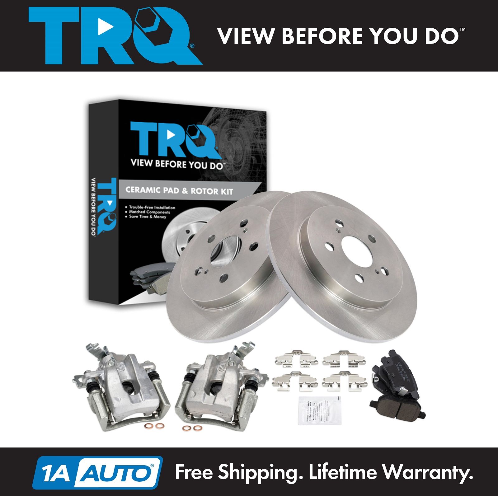 <b>Ceramic Brake Pad & Rotor Kit</b>